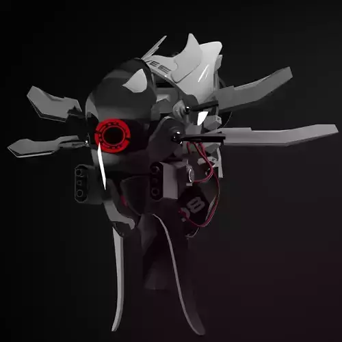 Robo Mini Low-poly 3D model