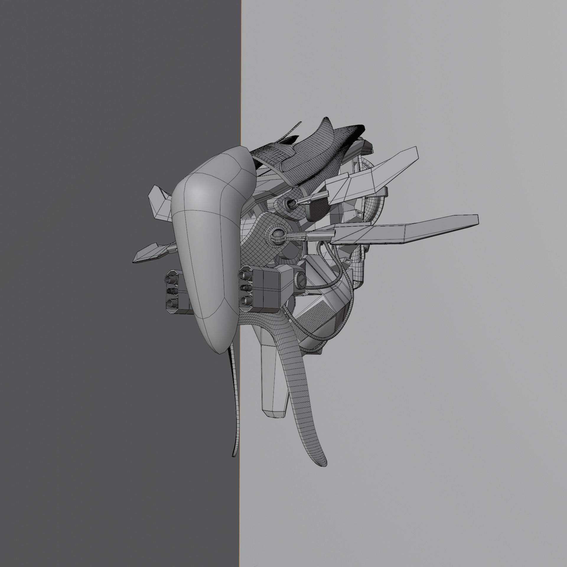 Robo Mini Low-poly 3D model_4