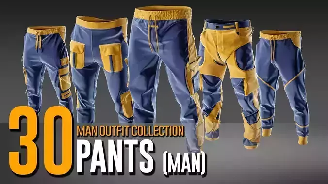 30 Man Pants Collection- VOL 01