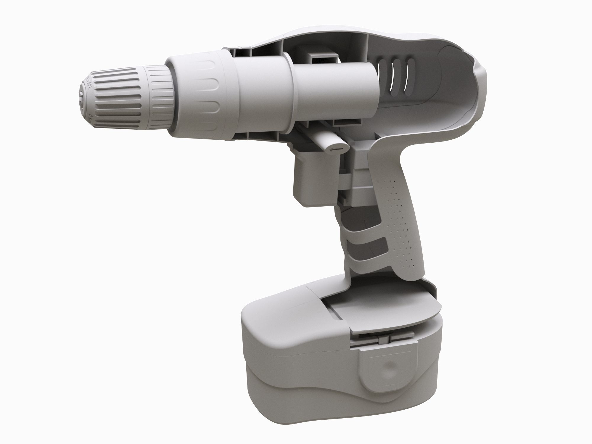 Hand Drill 03 3D model_7