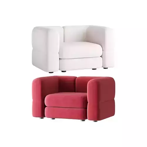 Armchair Brera Velor Cherry