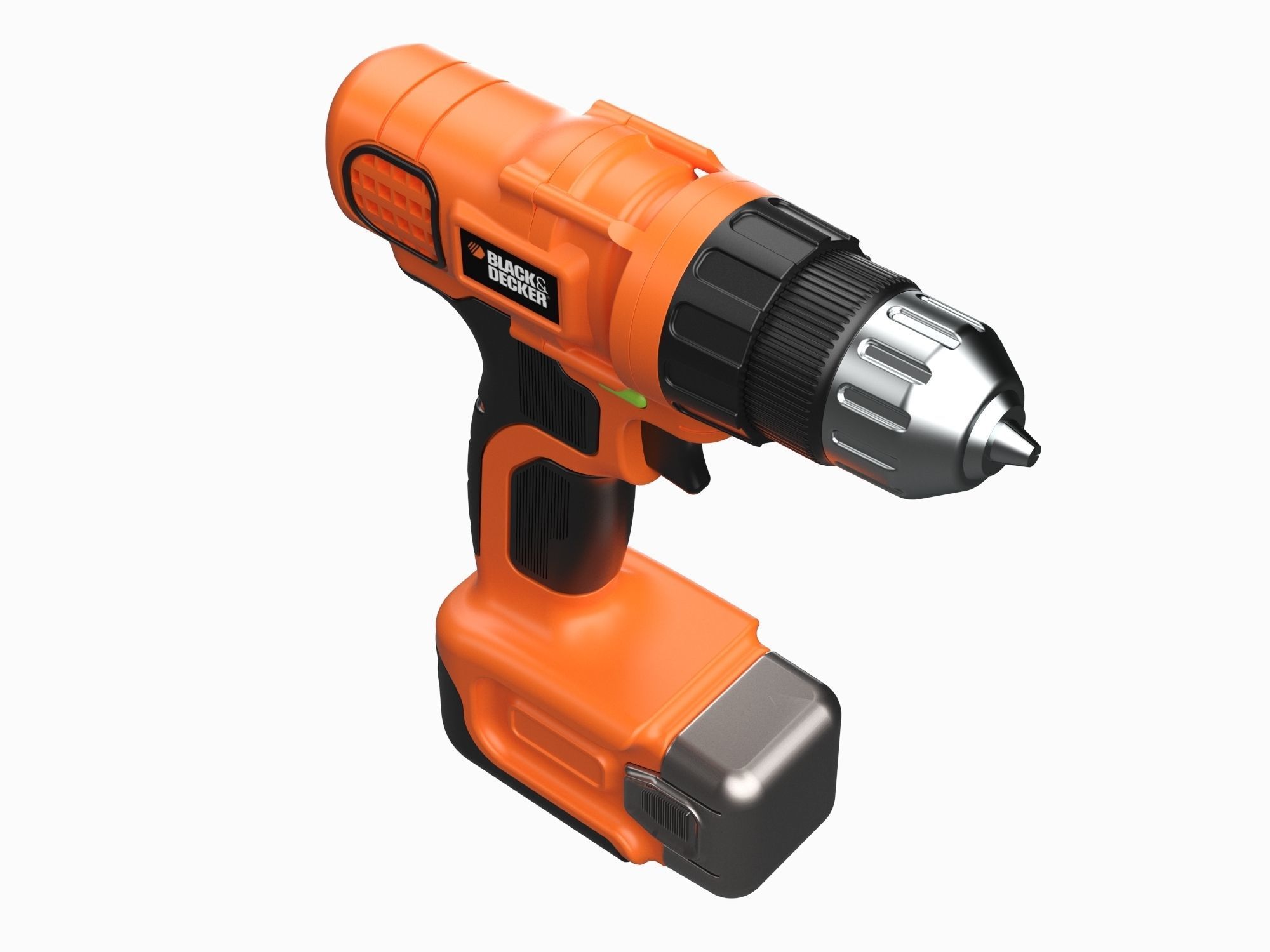 Hand Drill 05 3D model_5