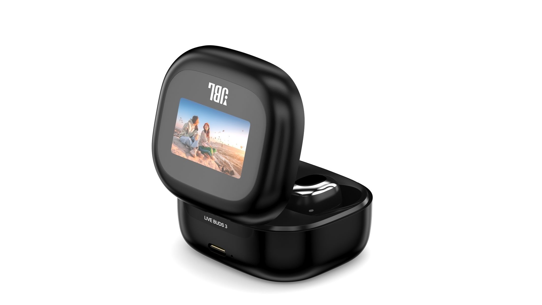 JBL Live 3 Buds Black 3D model_3