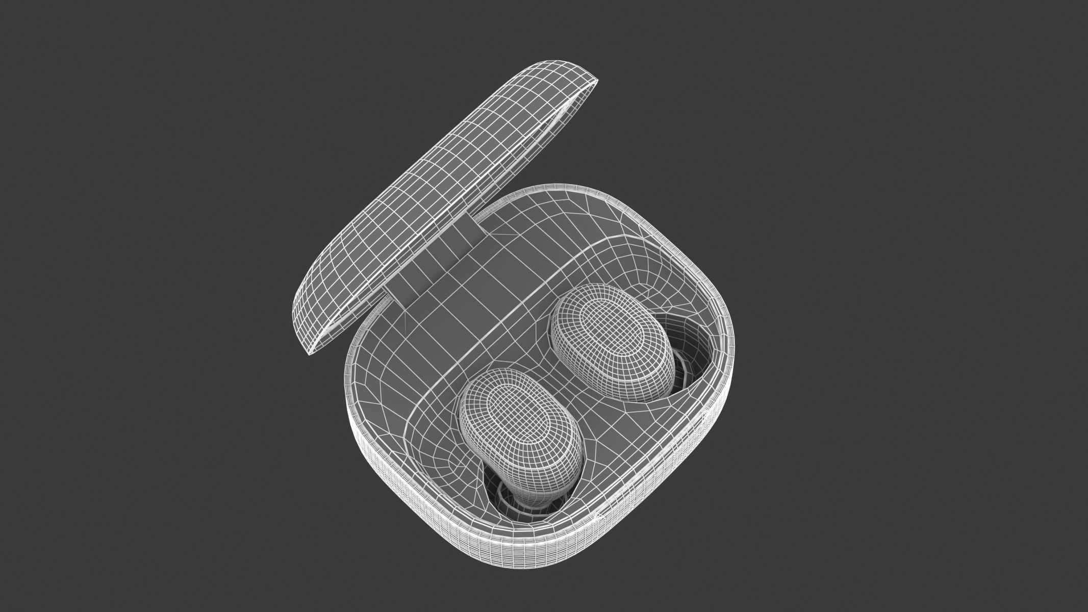 JBL Live 3 Buds Black 3D model_28