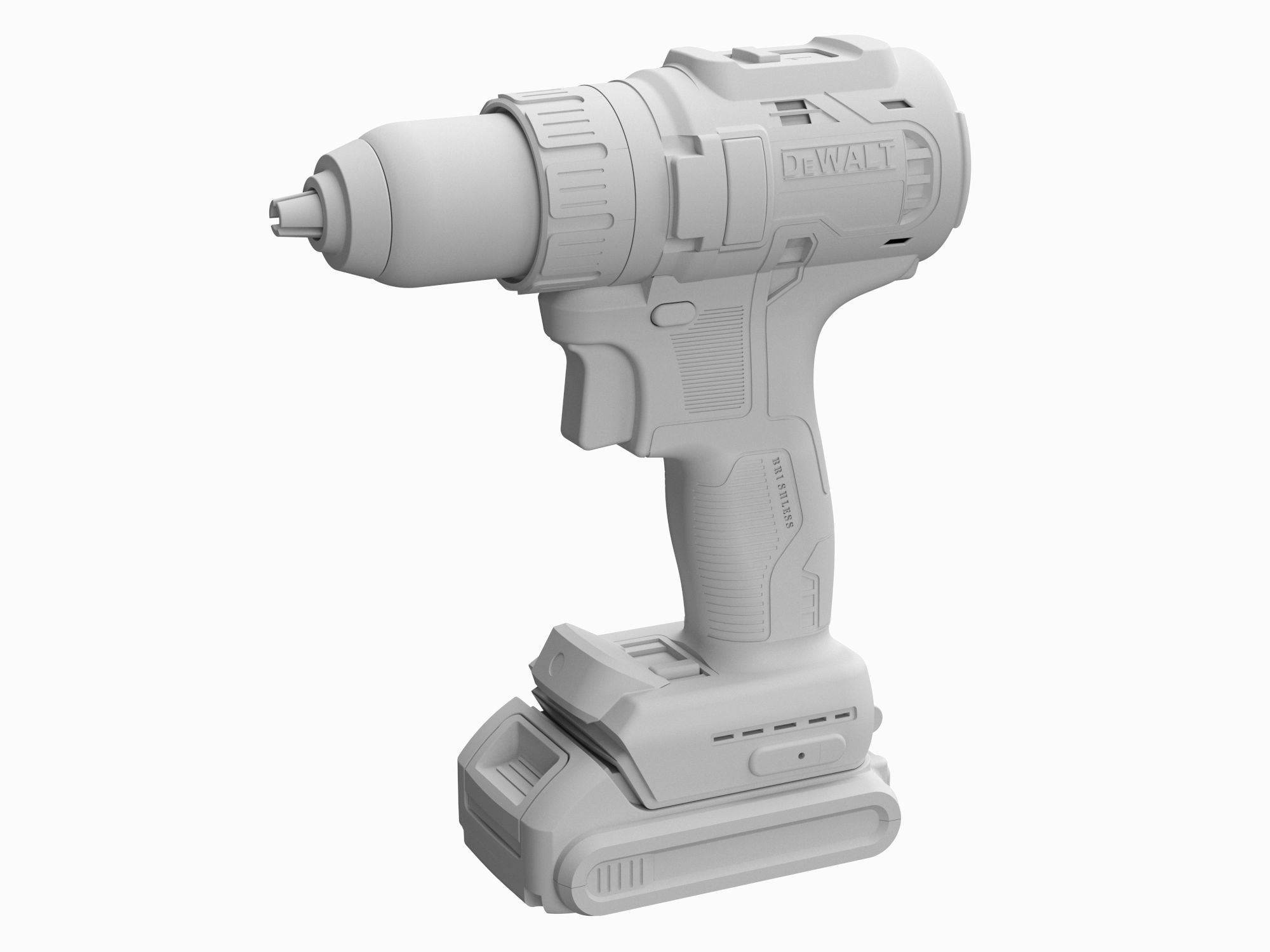  Hand Drill 08 3D model_6