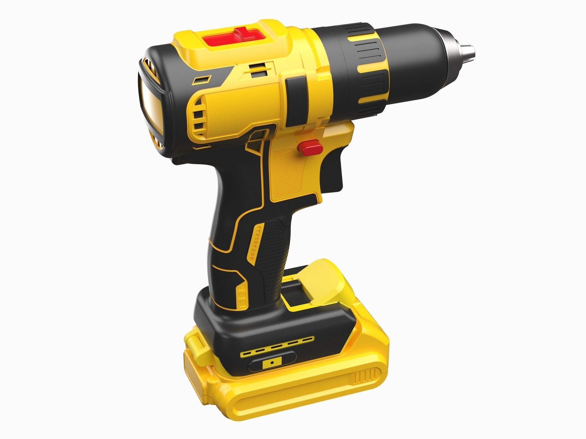  Hand Drill 08 3D model_4