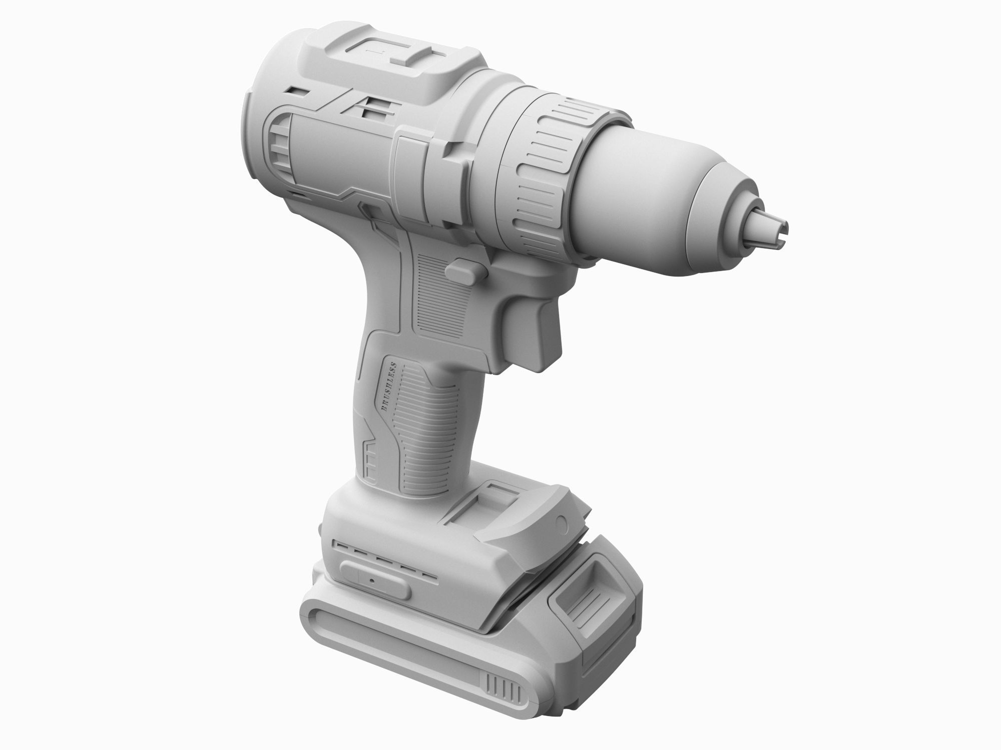  Hand Drill 08 3D model_7