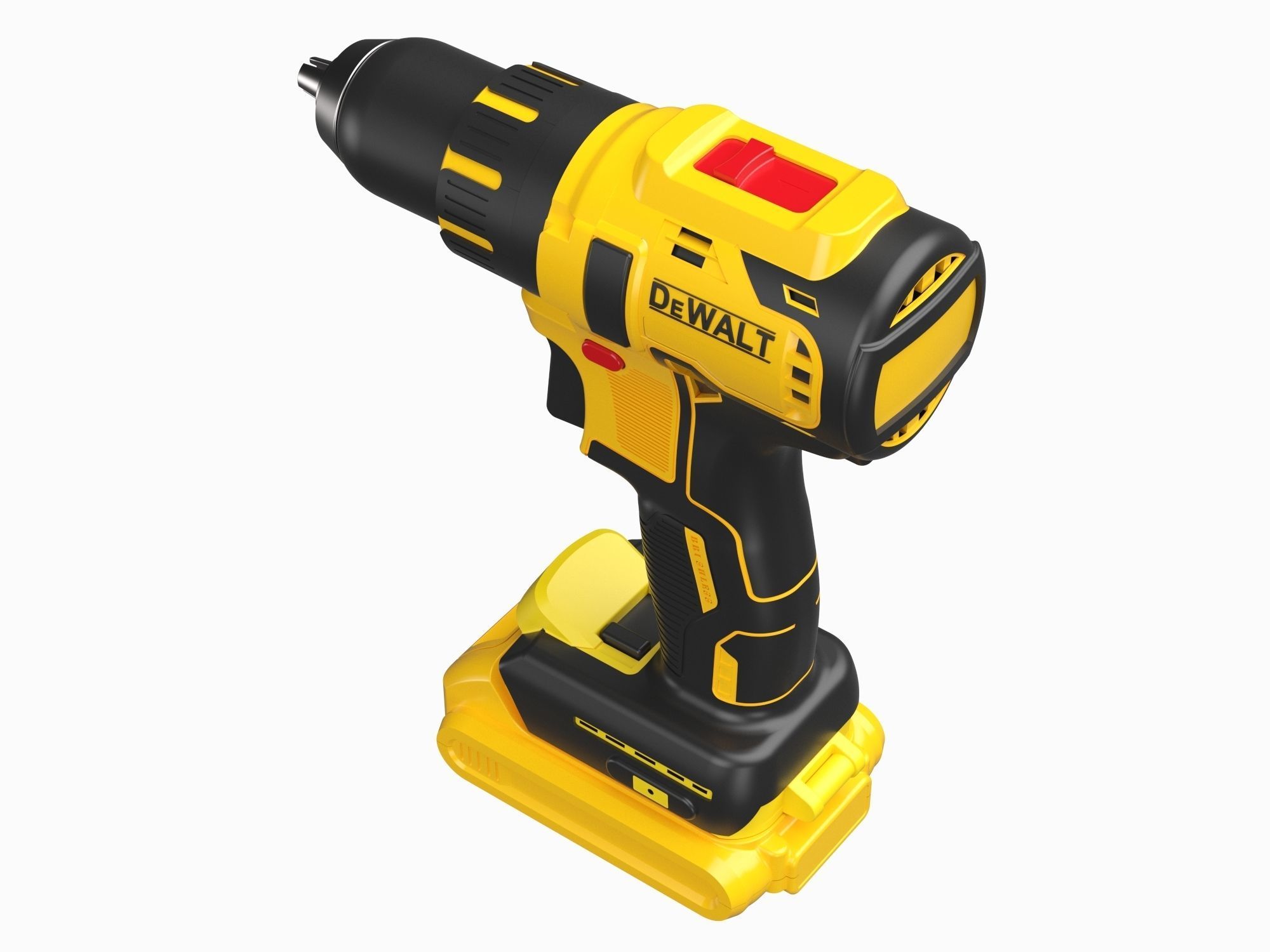  Hand Drill 08 3D model_3