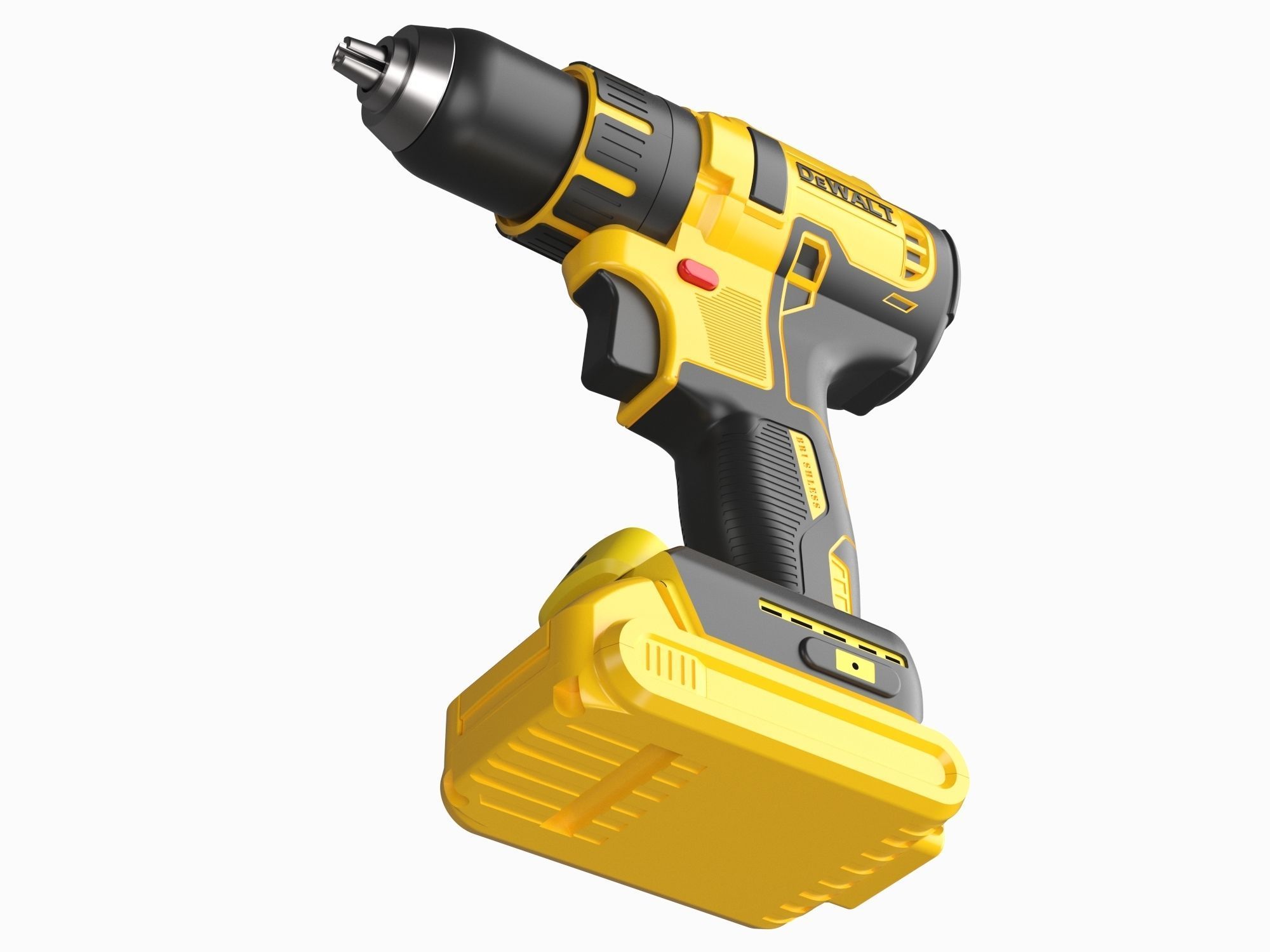  Hand Drill 08 3D model_2
