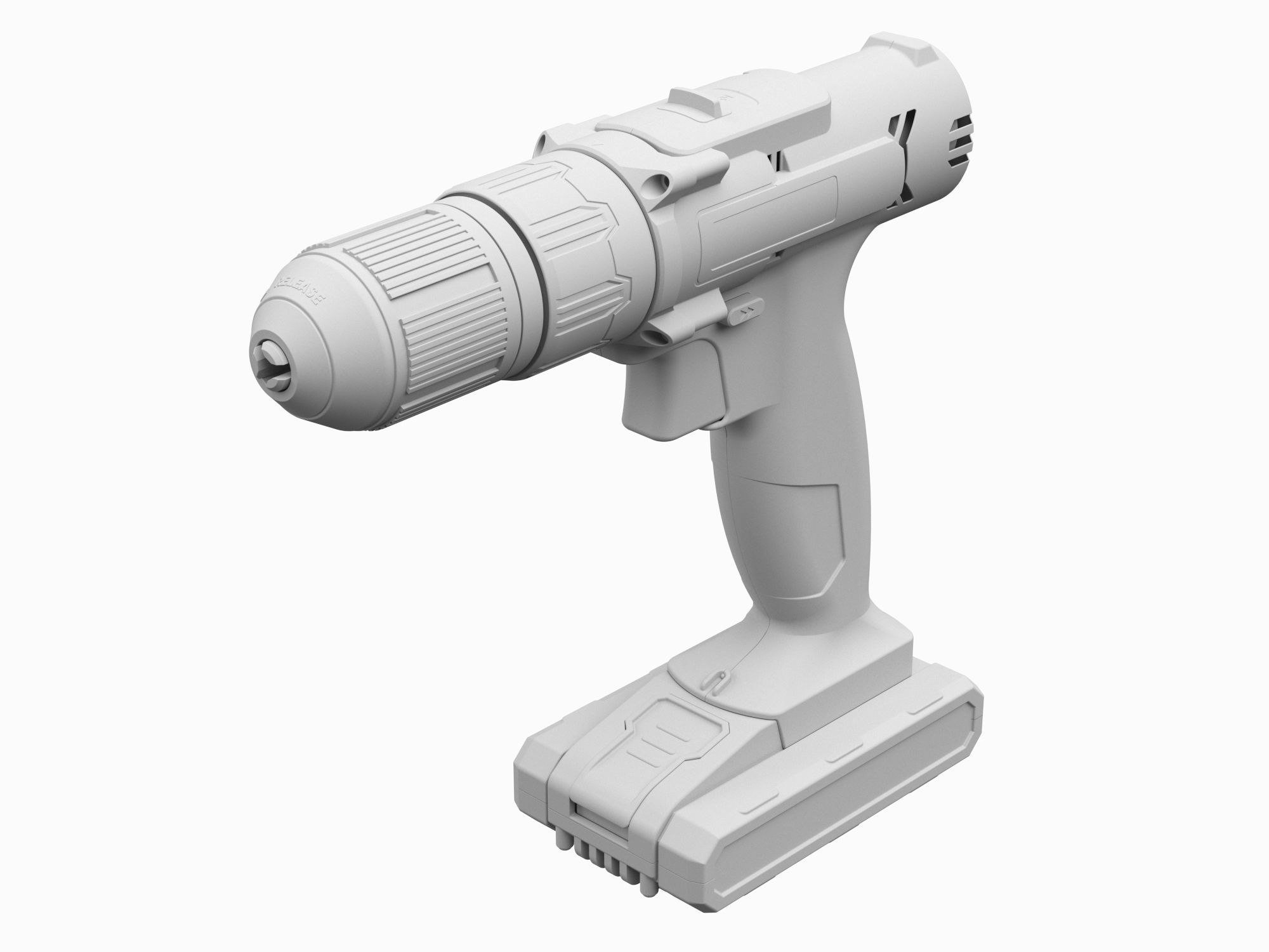  Hand Drill 09 3D model_6