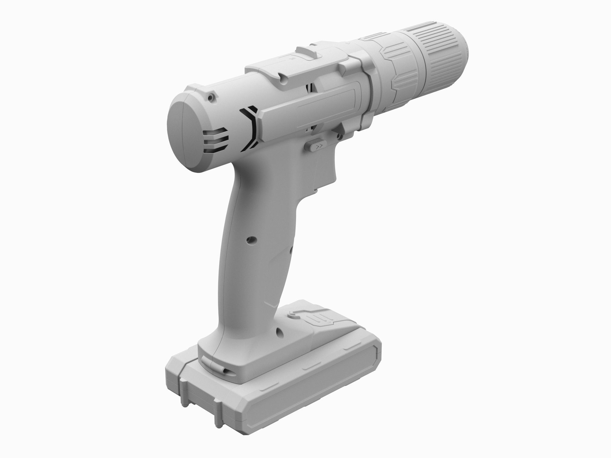  Hand Drill 09 3D model_7