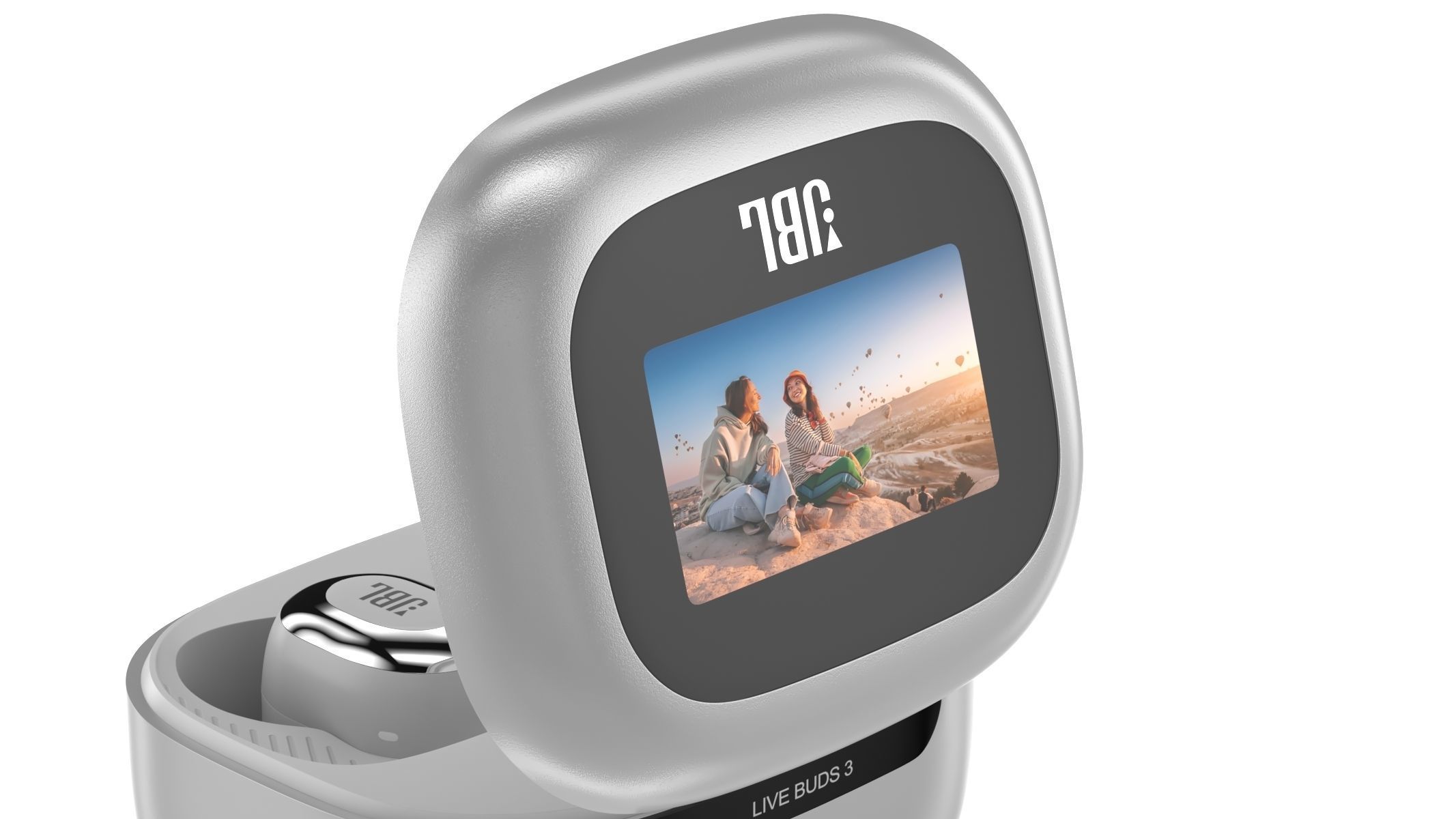 JBL Live 3 Buds White 3D model_12