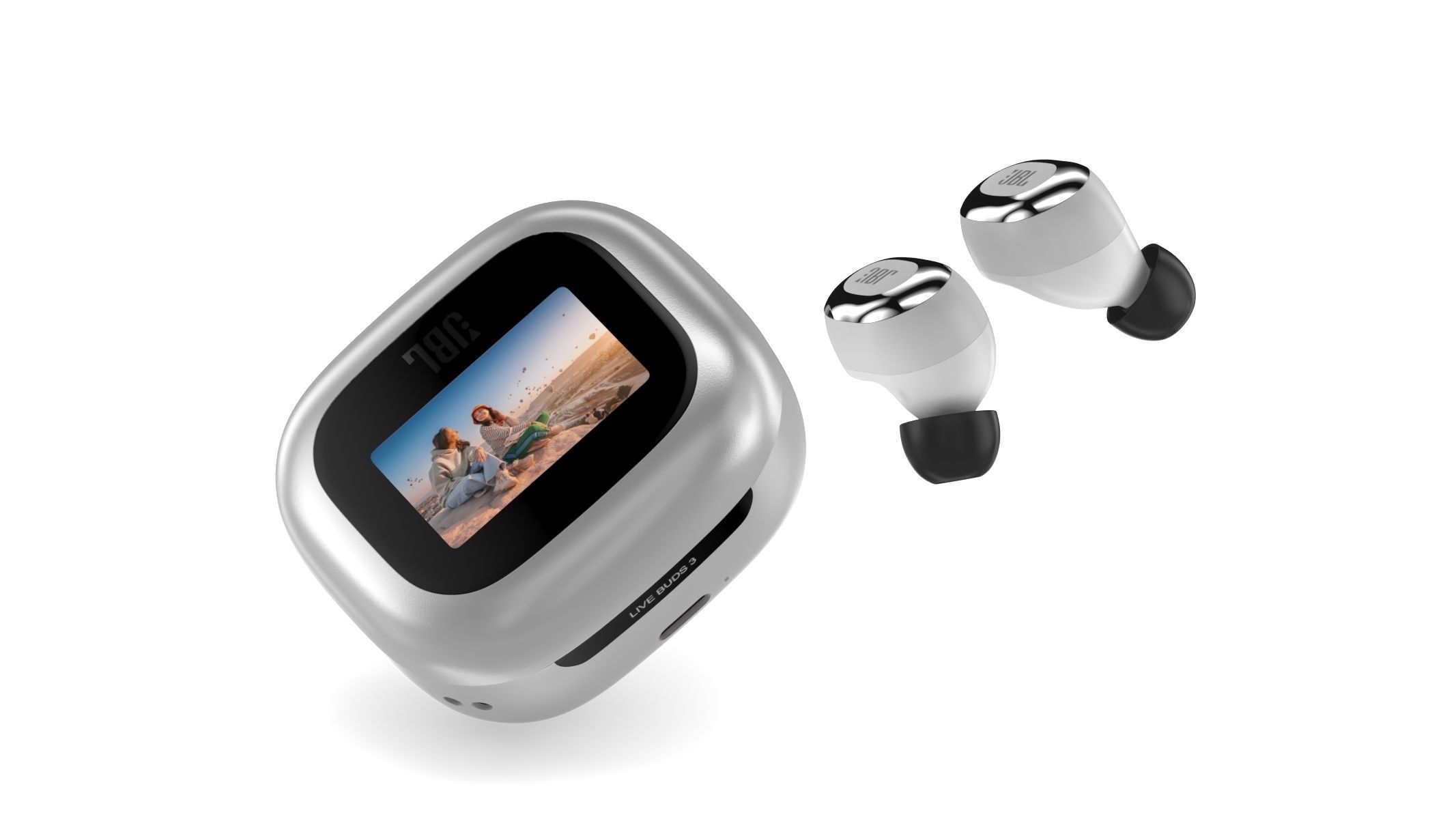 JBL Live 3 Buds White 3D model_16