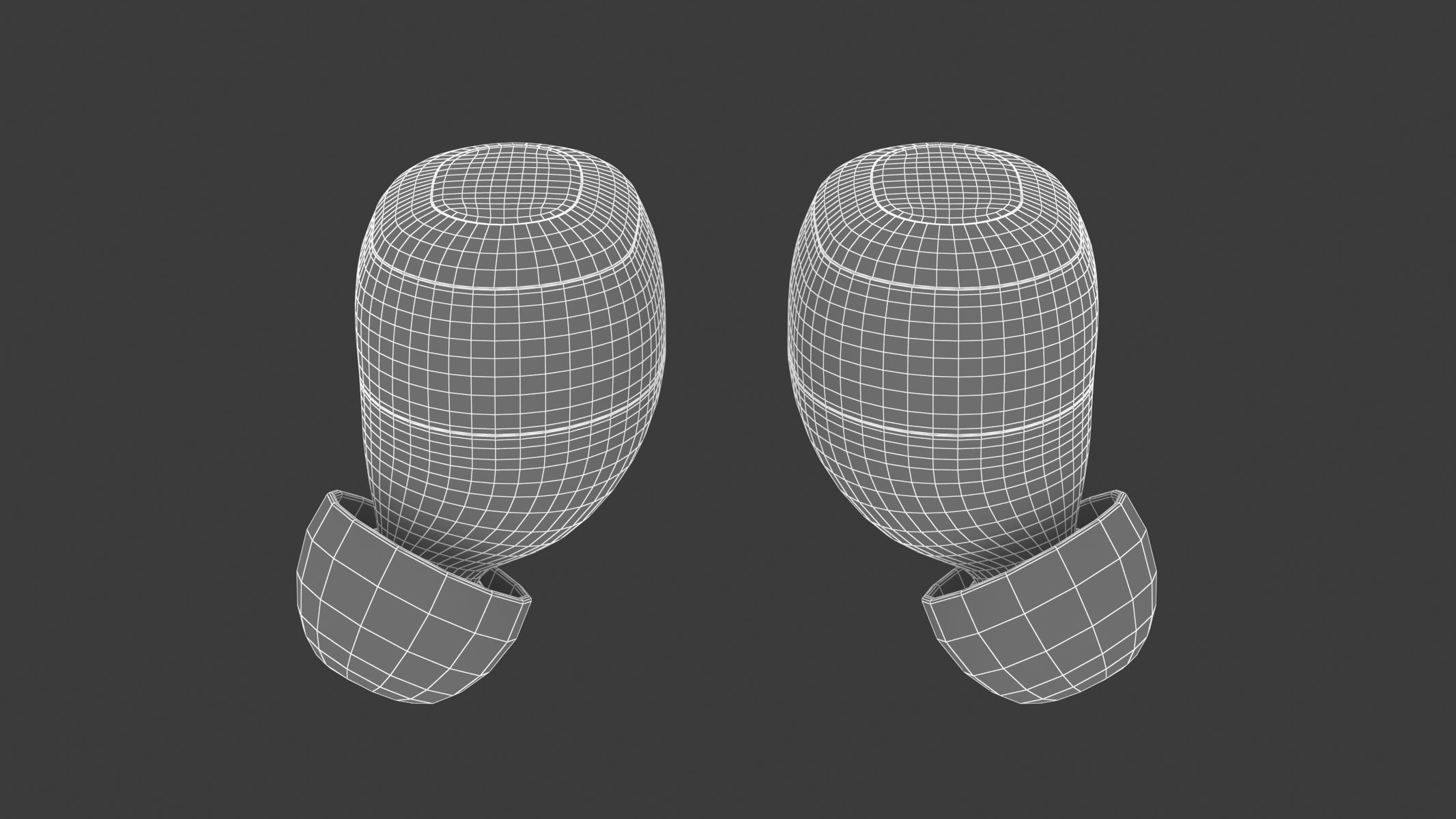 JBL Live 3 Buds White 3D model_37