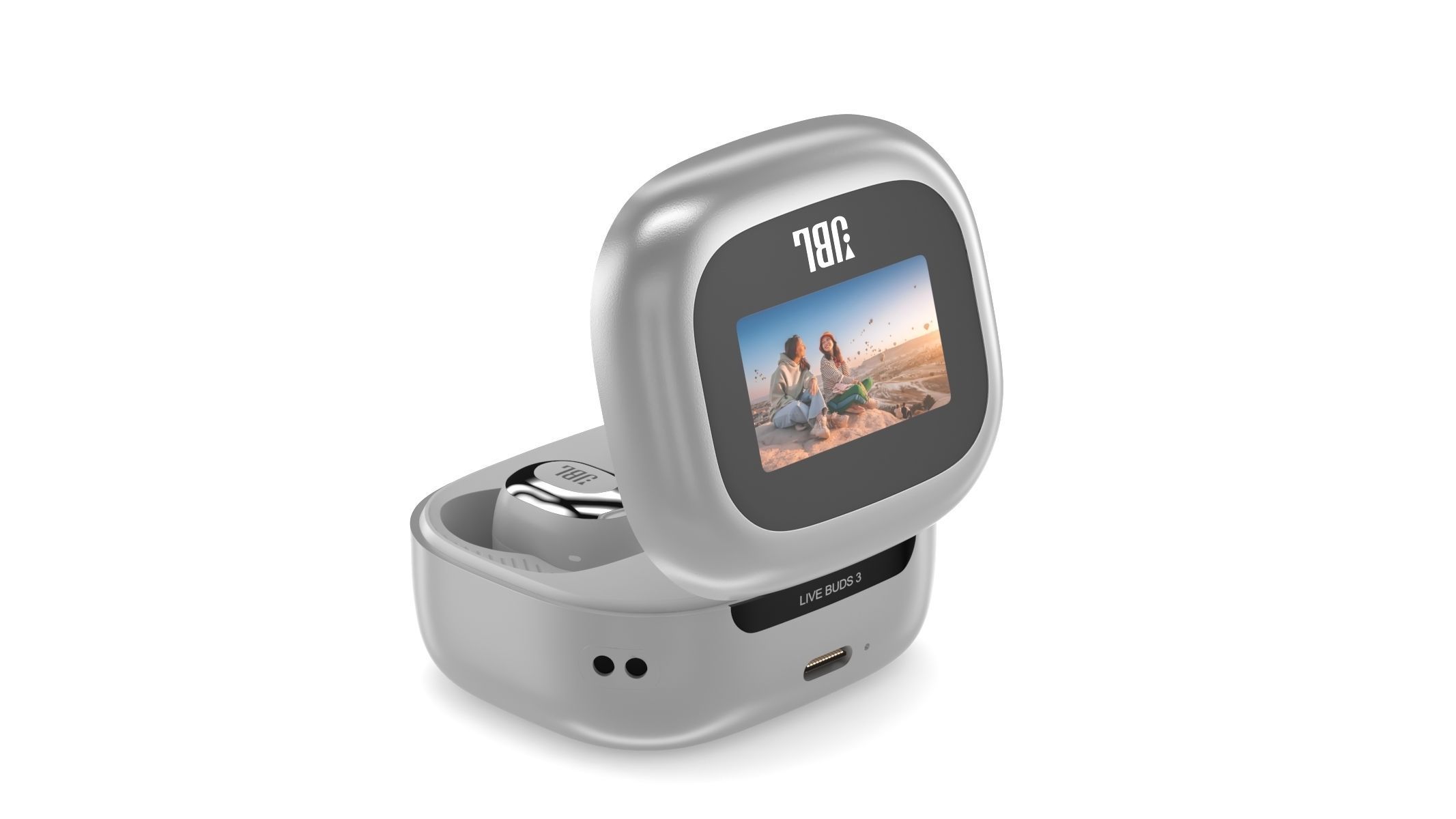 JBL Live 3 Buds White 3D model_5