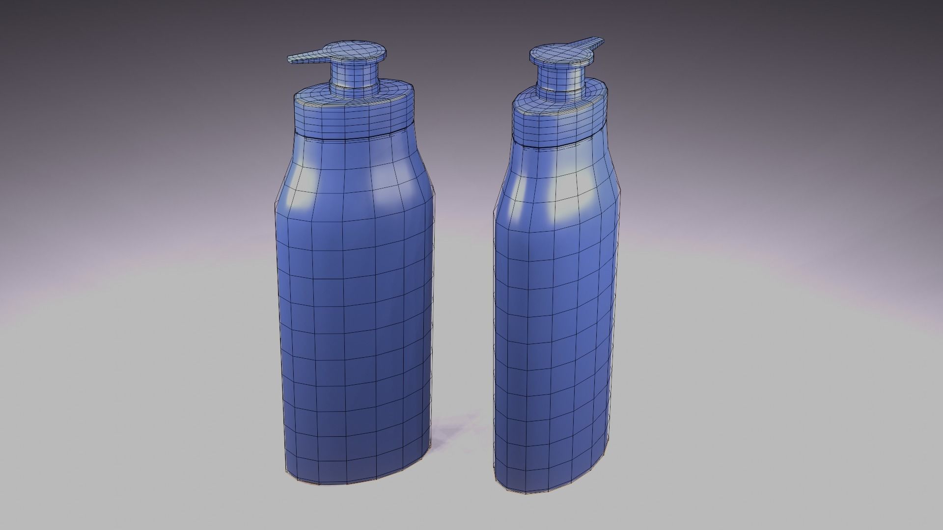Body Lotion Bottle  3D model_1