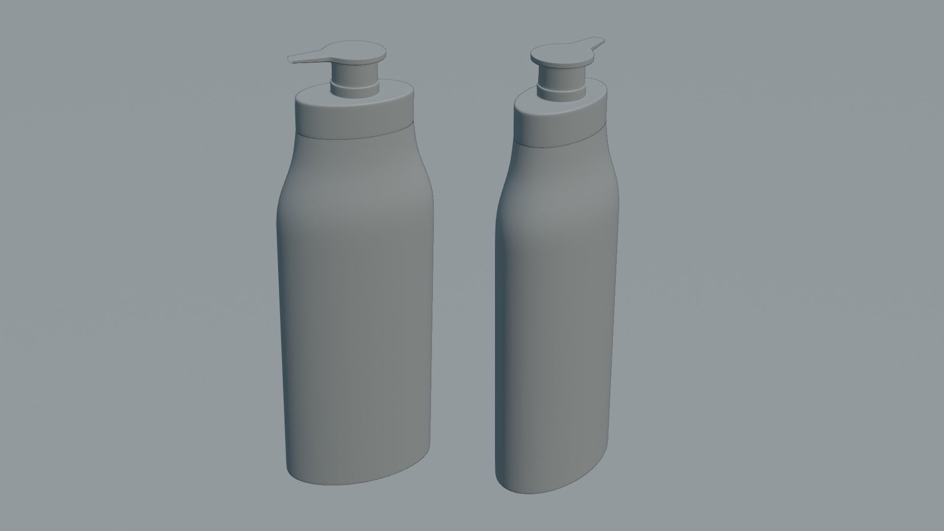 Body Lotion Bottle  3D model_2