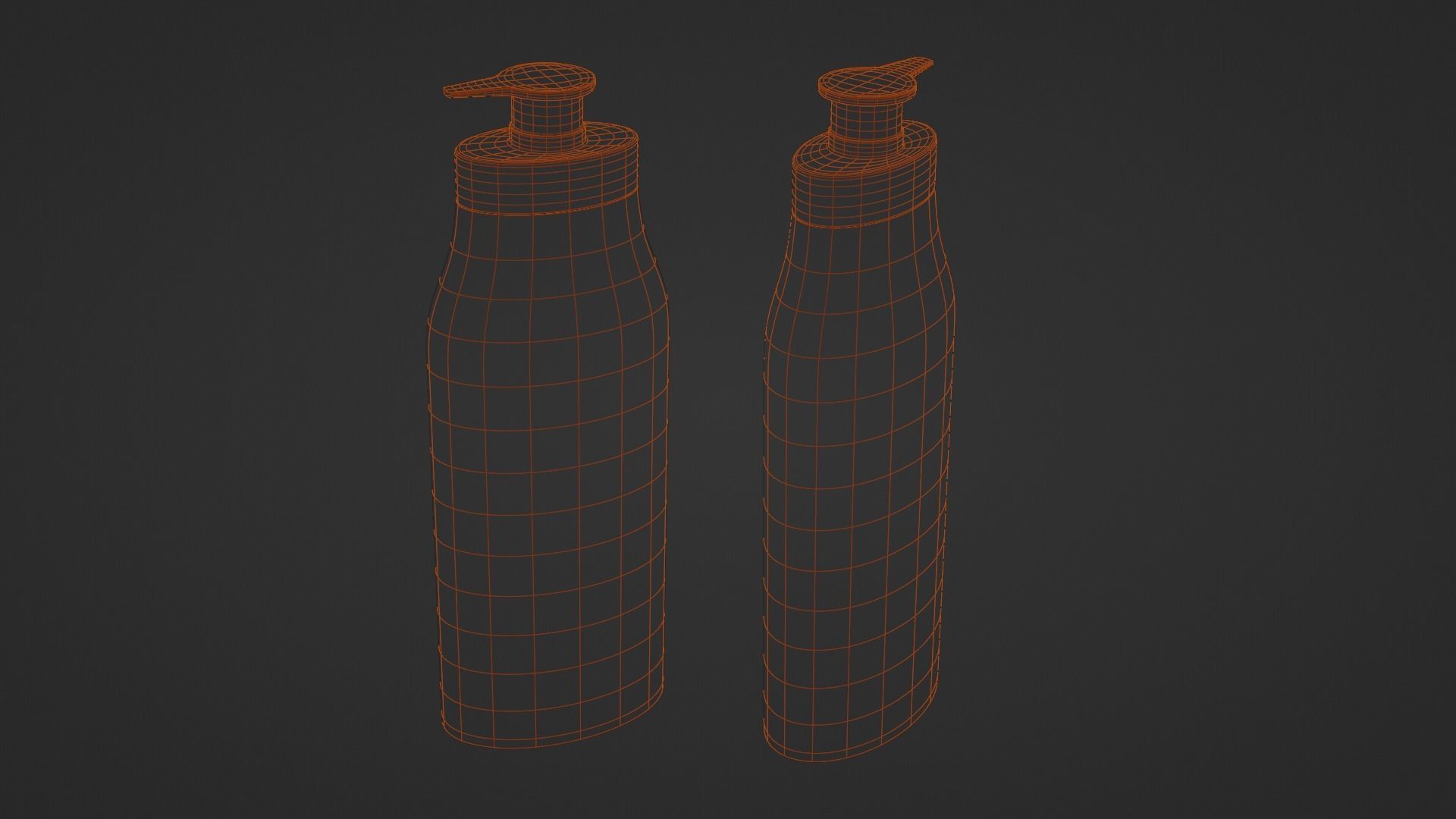 Body Lotion Bottle  3D model_6