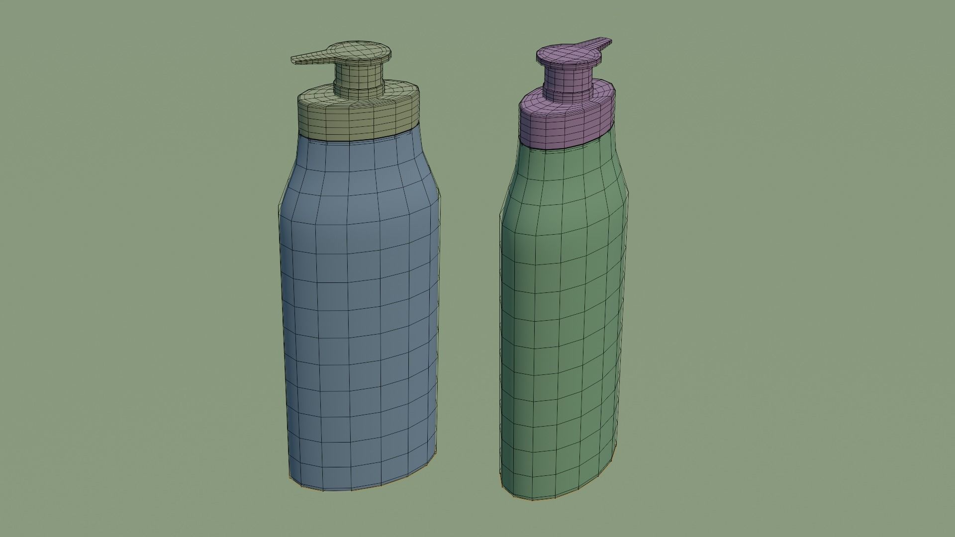 Body Lotion Bottle  3D model_4