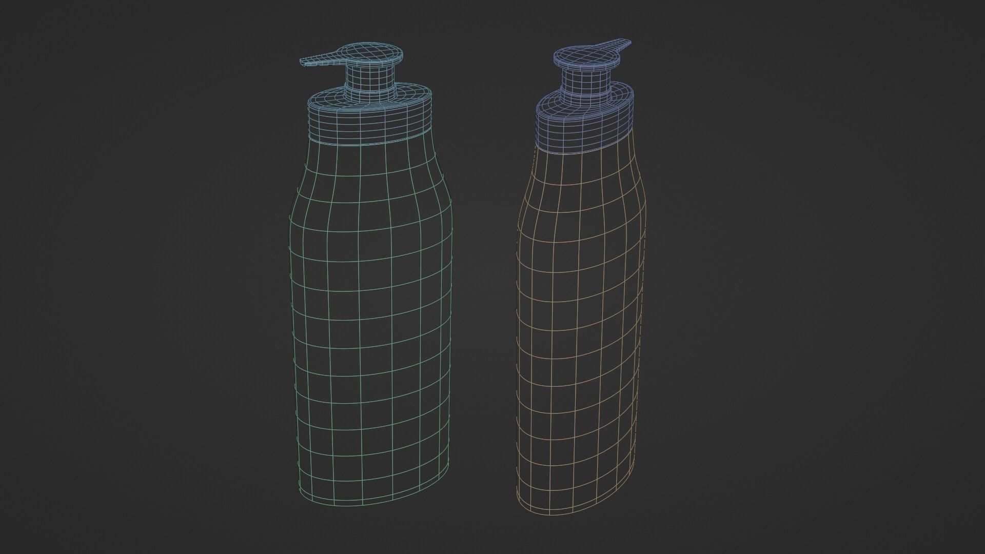 Body Lotion Bottle  3D model_5