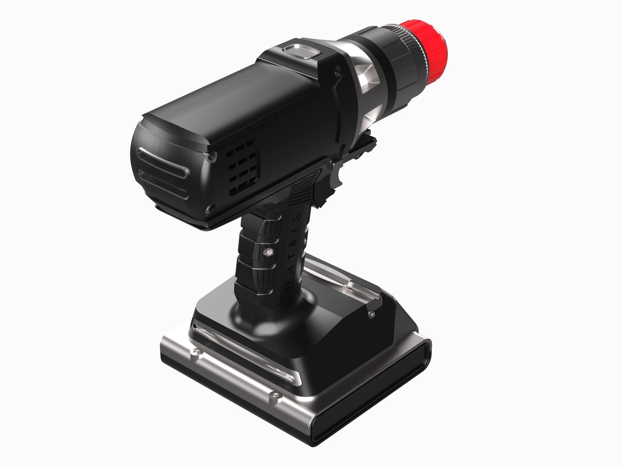  Hand Drill 12 3D model_3