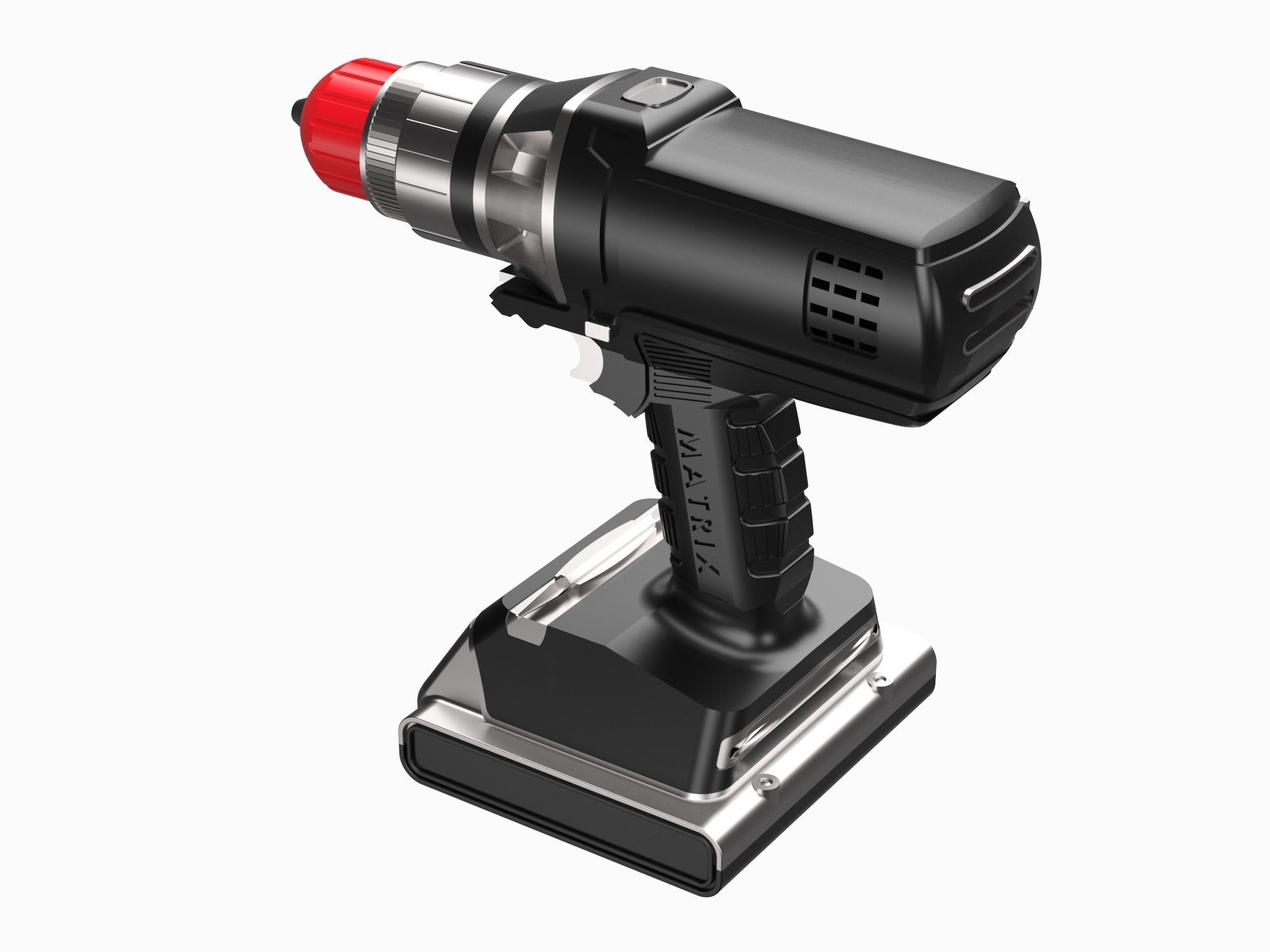  Hand Drill 12 3D model_2