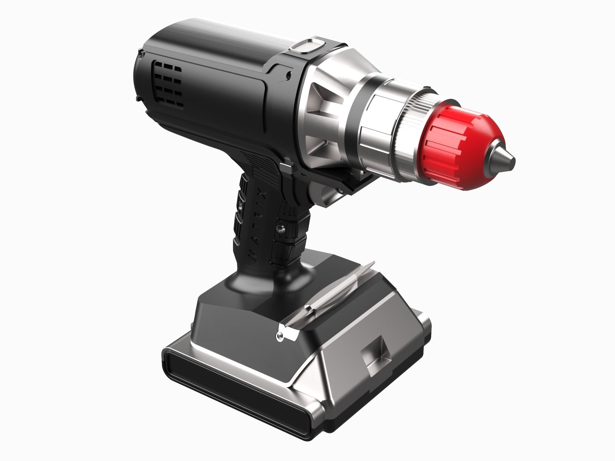  Hand Drill 12 3D model_4