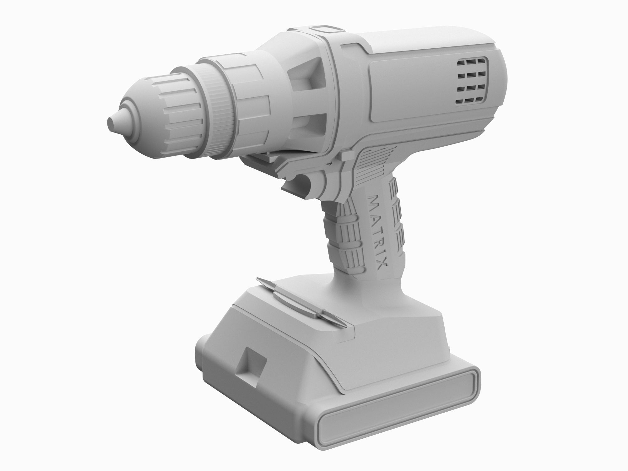  Hand Drill 12 3D model_5