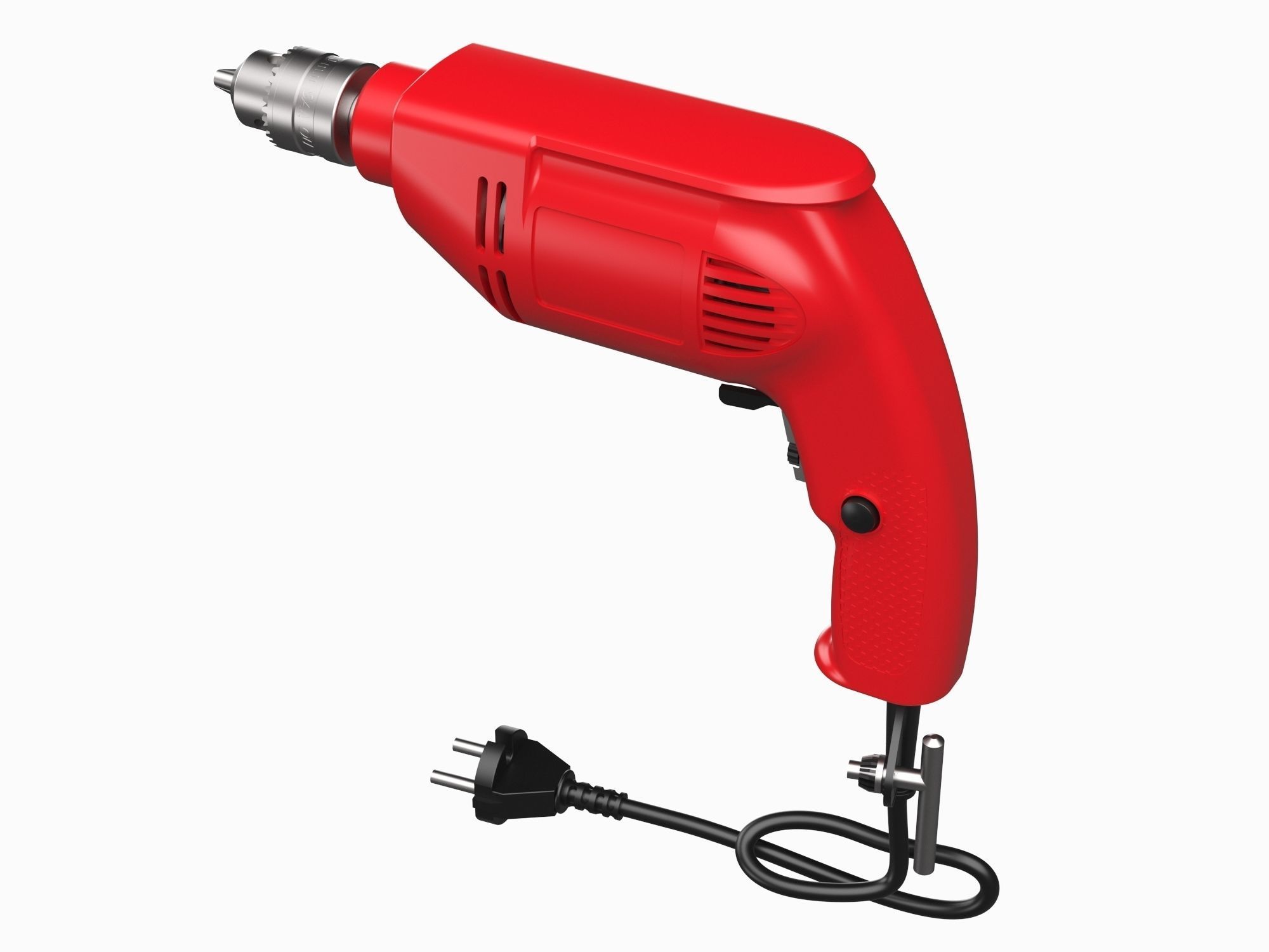  Hand Drill 13 3D model_2