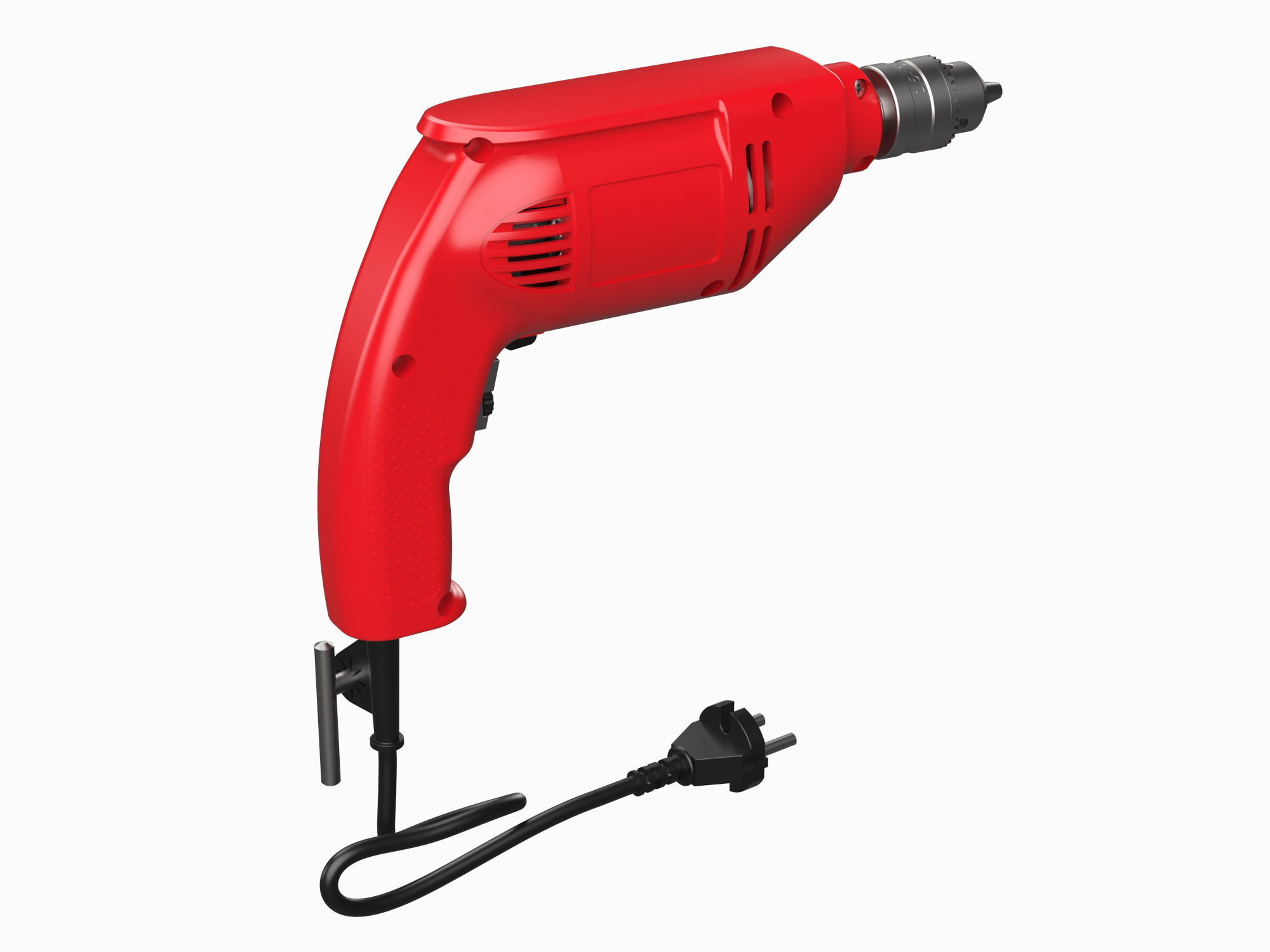  Hand Drill 13 3D model_4