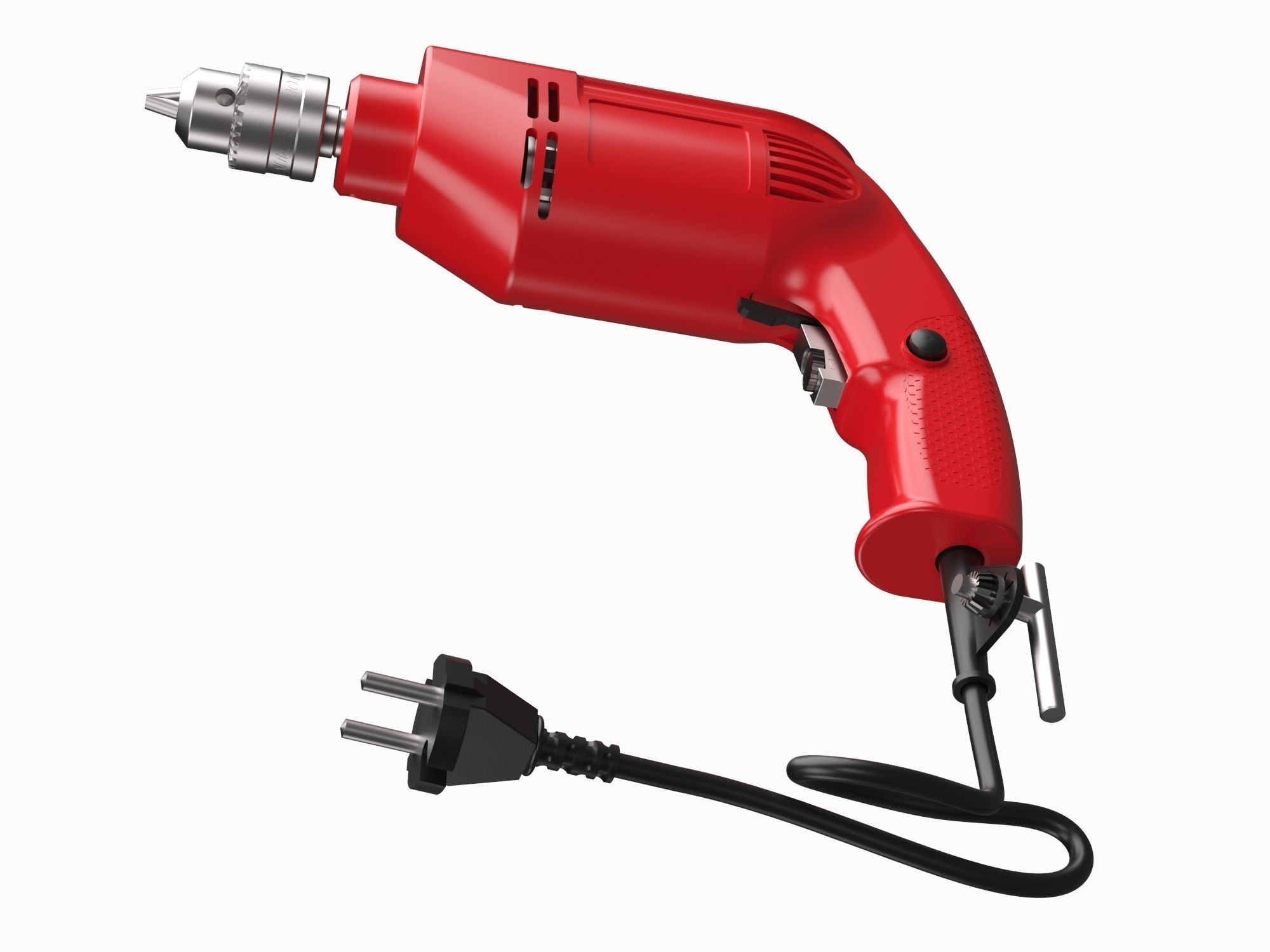  Hand Drill 13 3D model_3