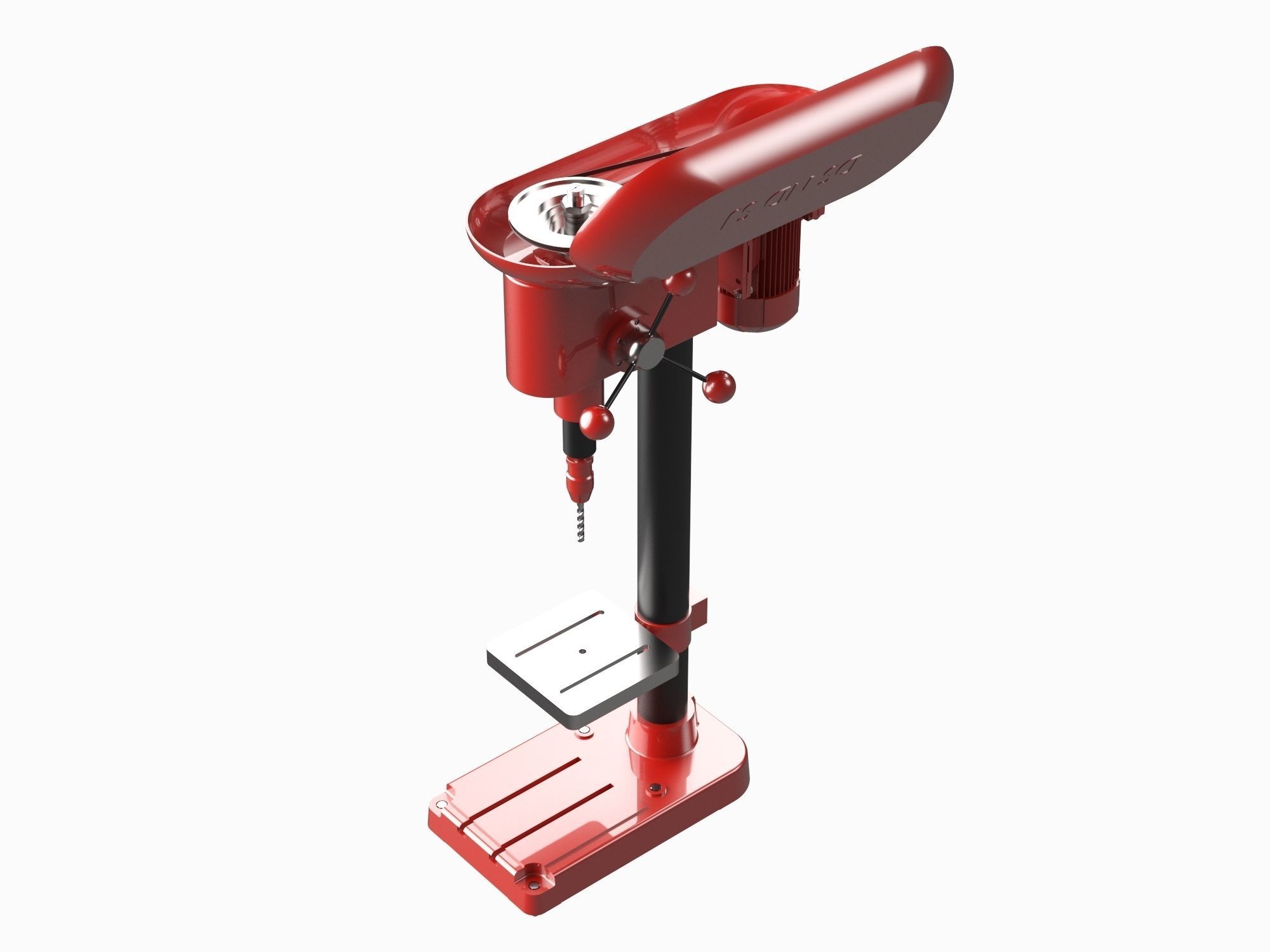  Hand Drill 14 3D model_2