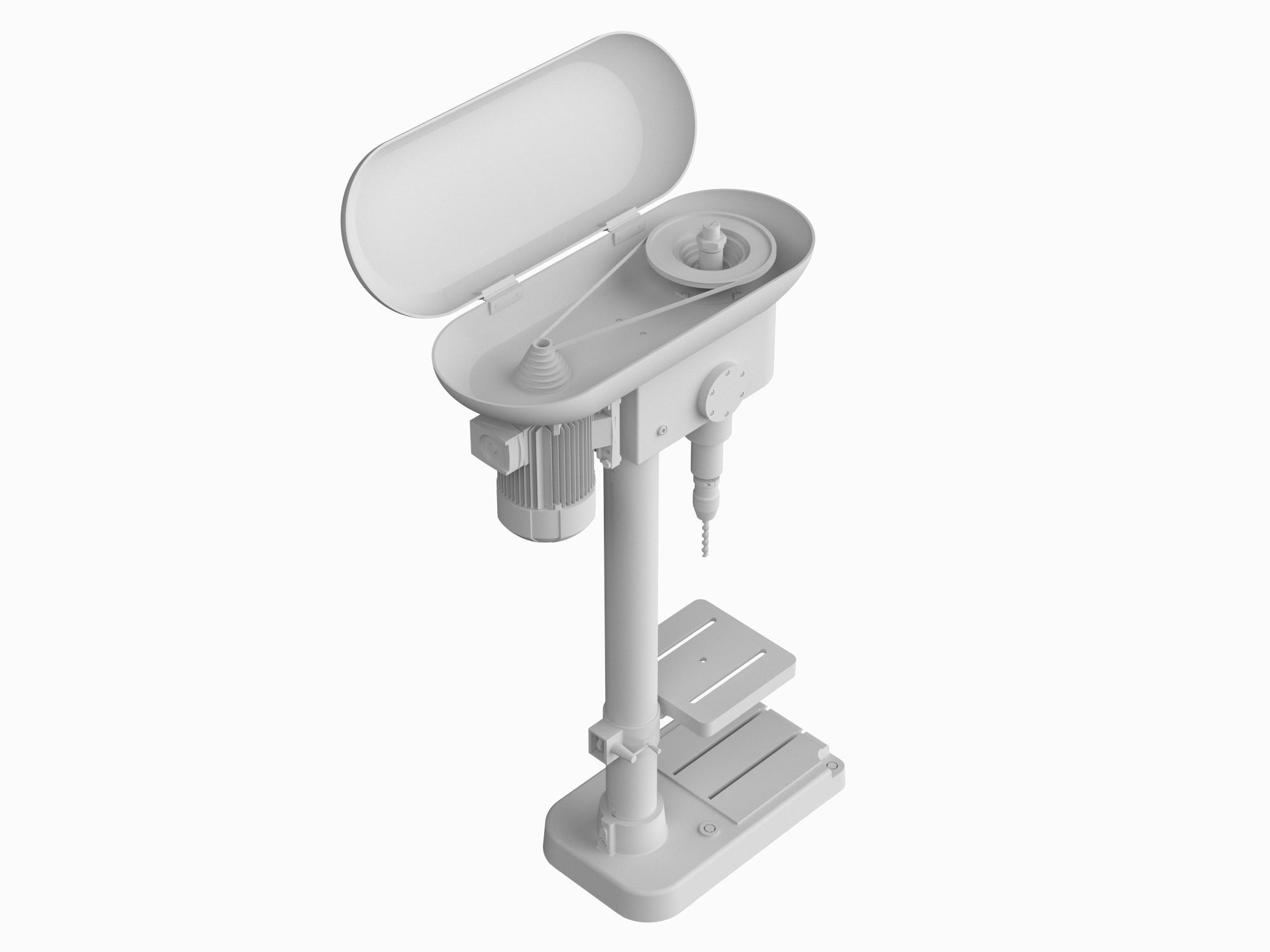  Hand Drill 14 3D model_4