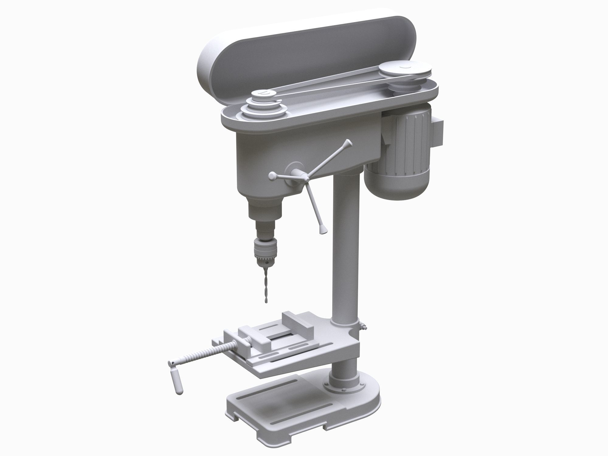  Hand Drill 15 3D model_5