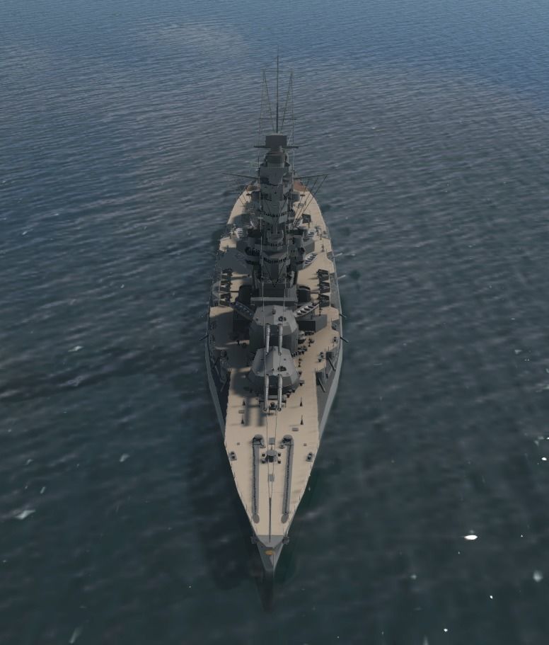 JAPANESE BATTLESHIP FUSO 3D MODEL 3D model_2