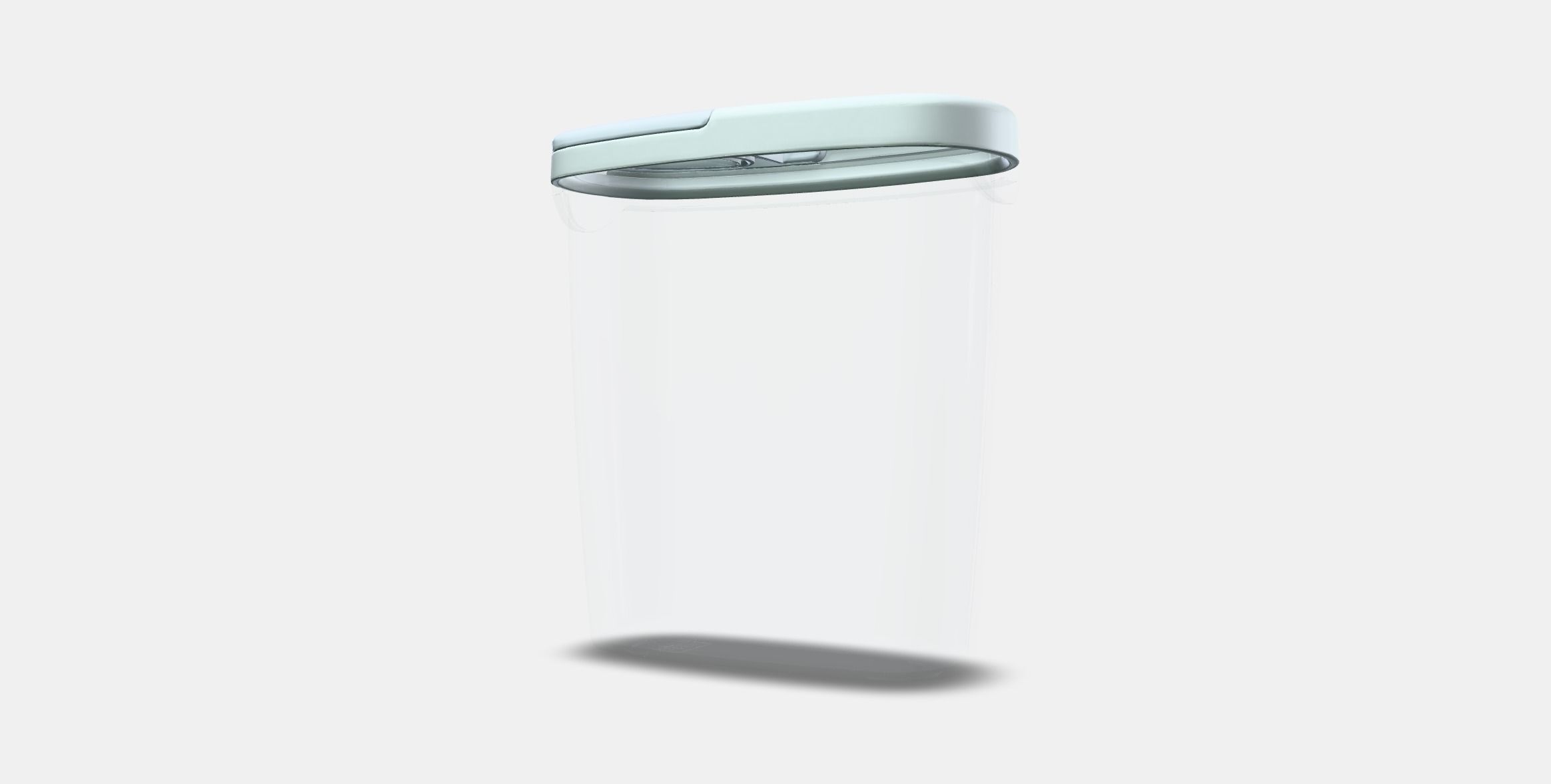 IKEA 365 lidded jar for dry foods Low-poly 3D model_12