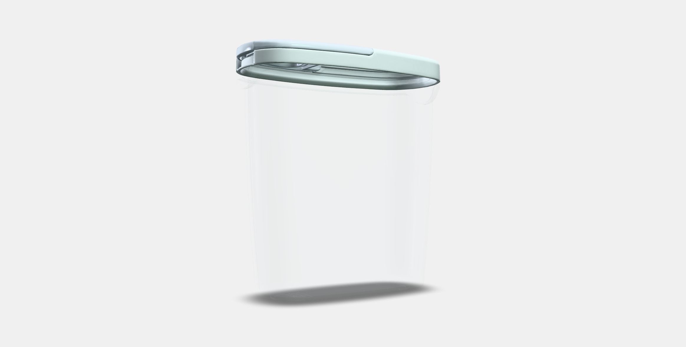 IKEA 365 lidded jar for dry foods Low-poly 3D model_4