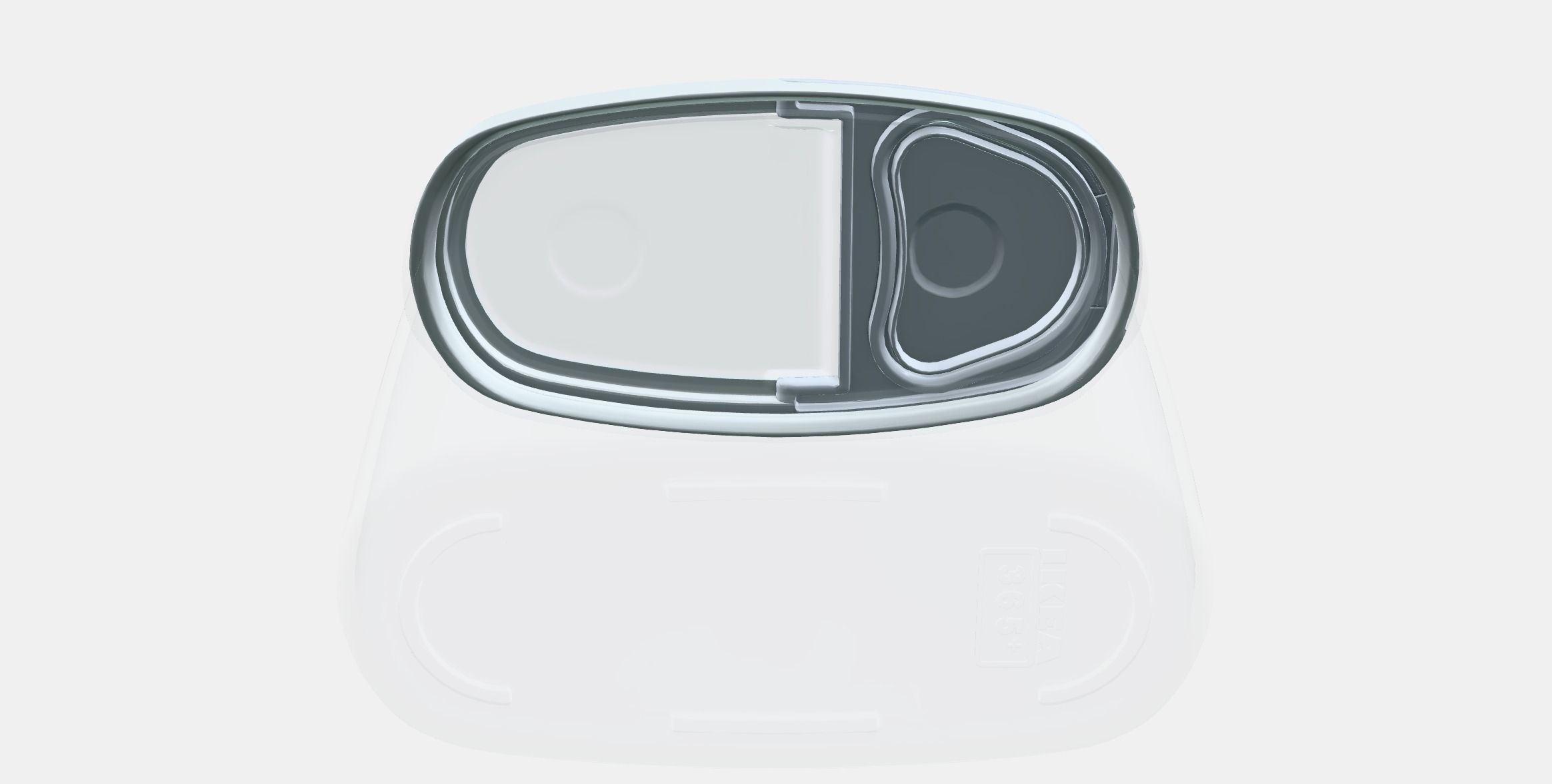 IKEA 365 lidded jar for dry foods Low-poly 3D model_9