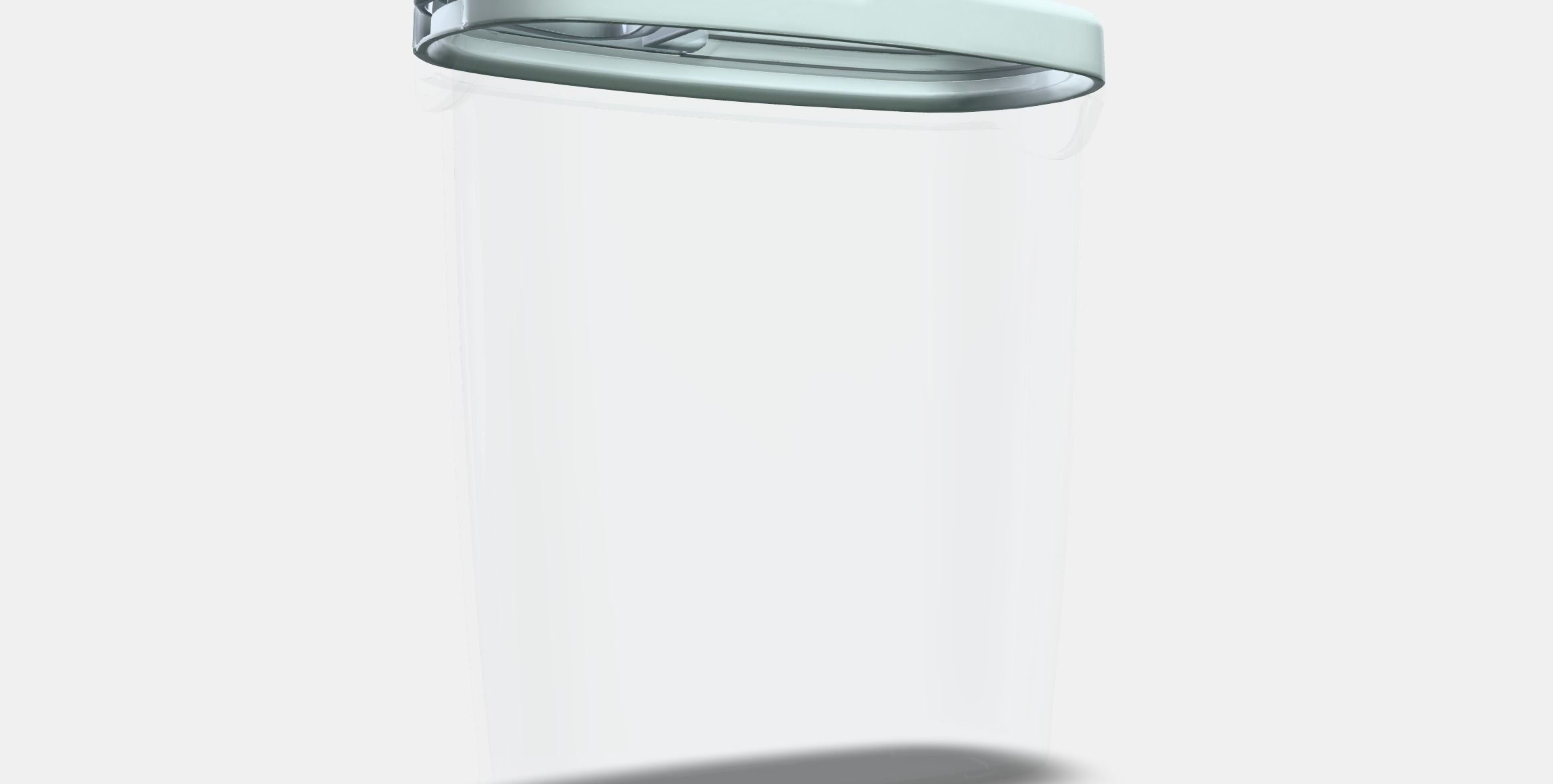 IKEA 365 lidded jar for dry foods Low-poly 3D model_8