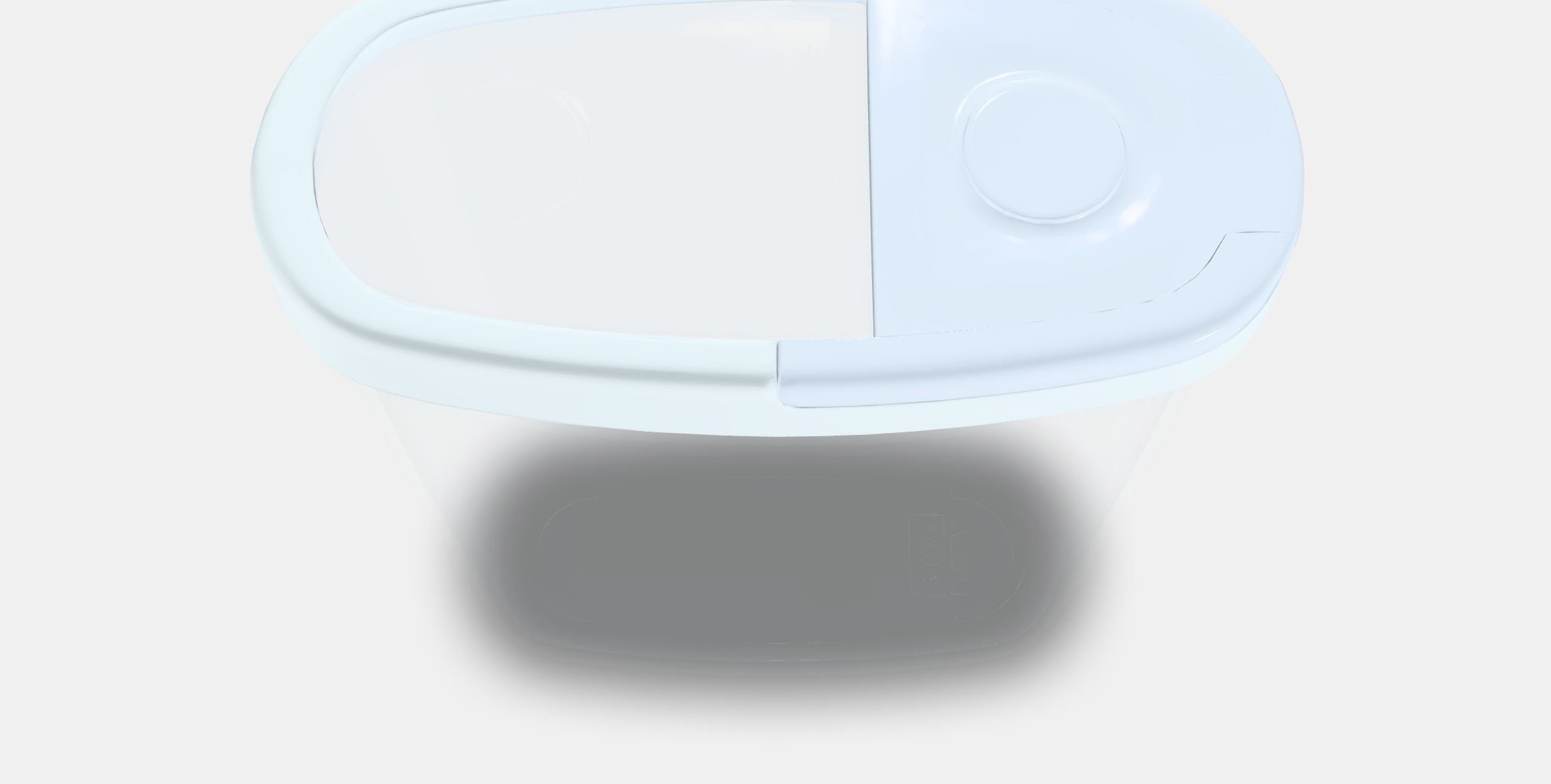 IKEA 365 lidded jar for dry foods Low-poly 3D model_3