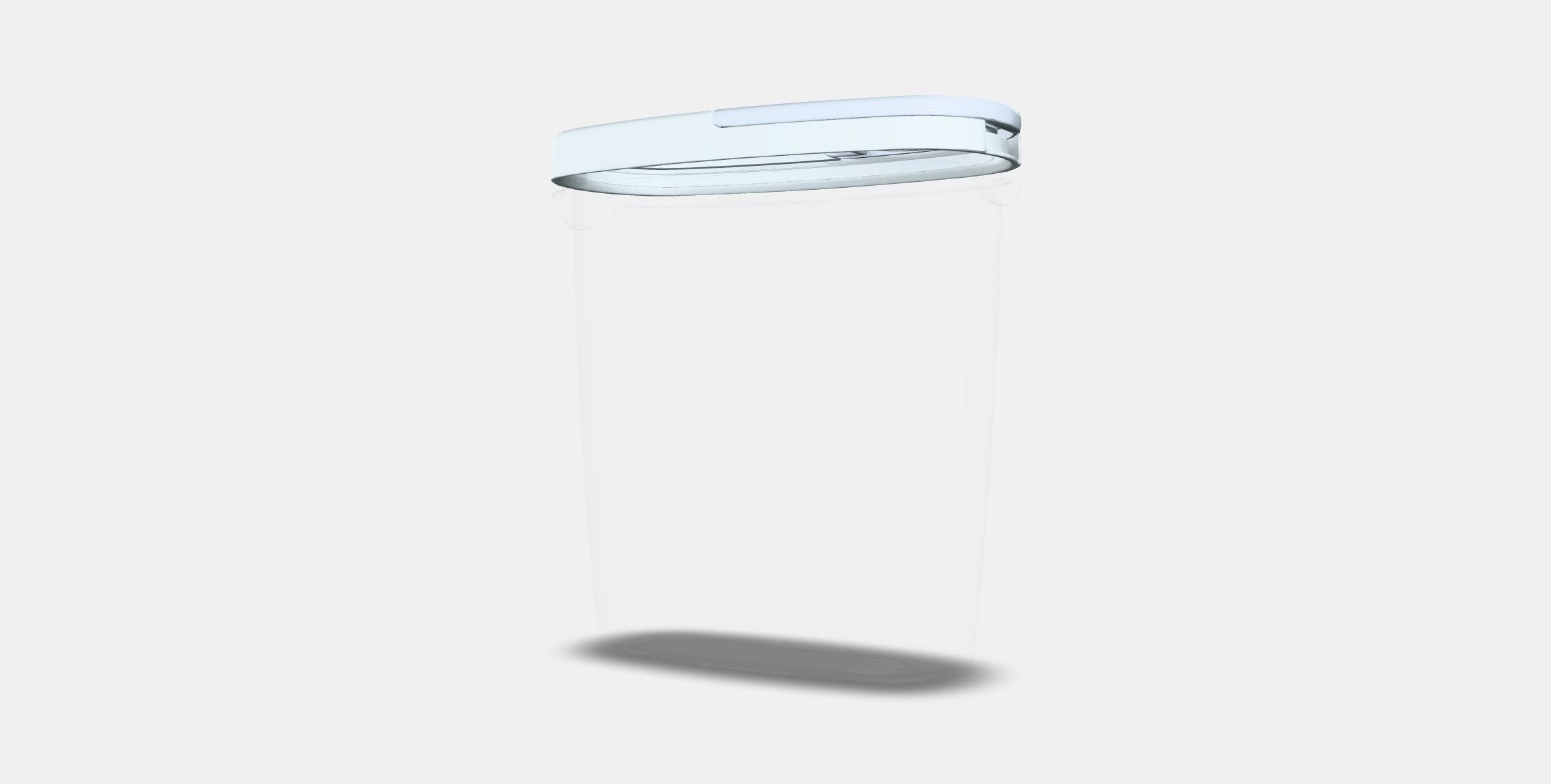 IKEA 365 lidded jar for dry foods Low-poly 3D model_5