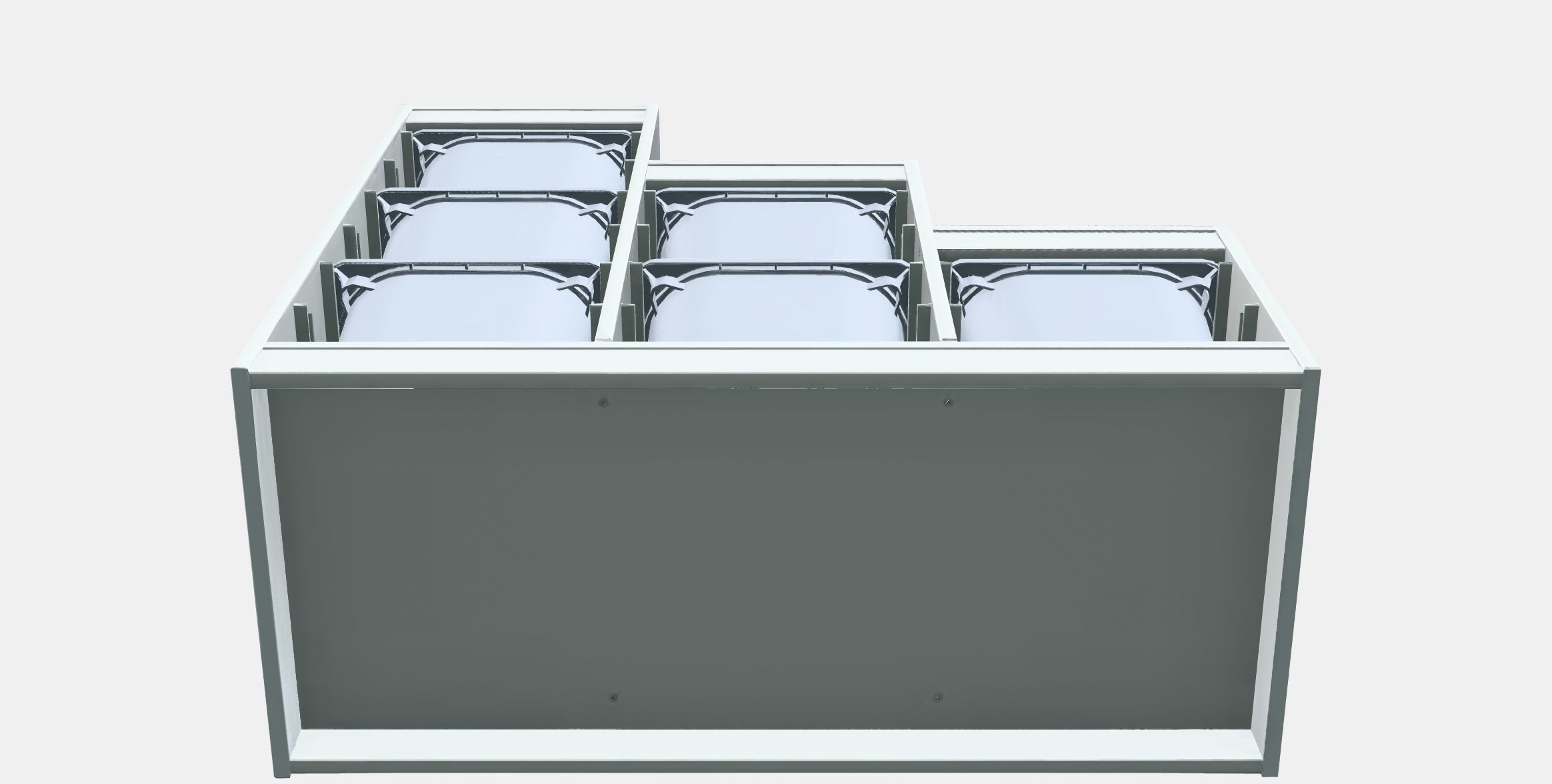 TROFAST storage lineup Low-poly 3D model_8