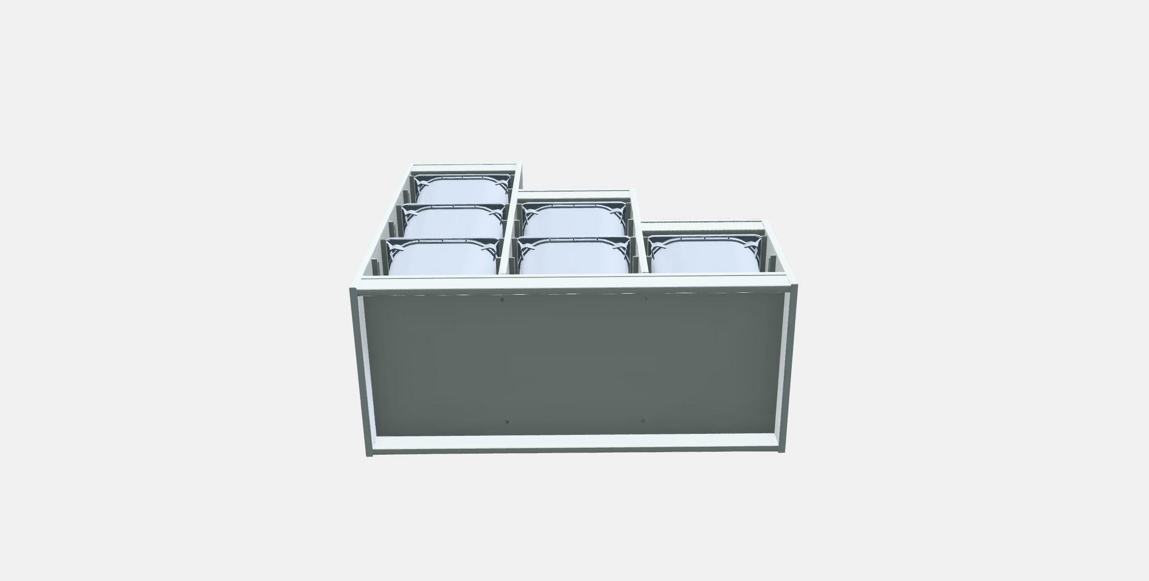 TROFAST storage lineup Low-poly 3D model_7