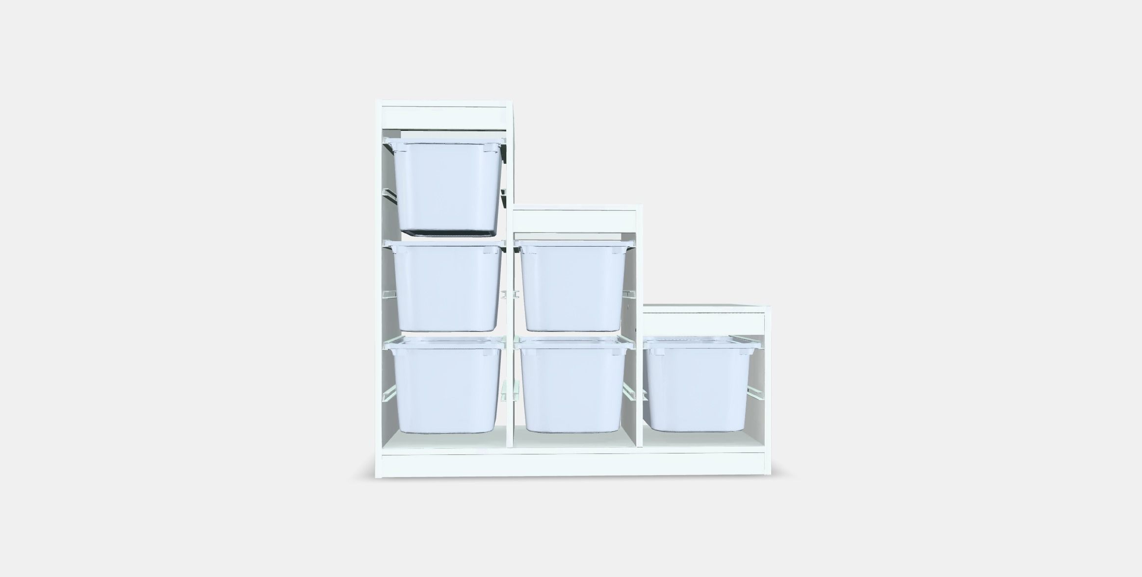 TROFAST storage lineup Low-poly 3D model_13