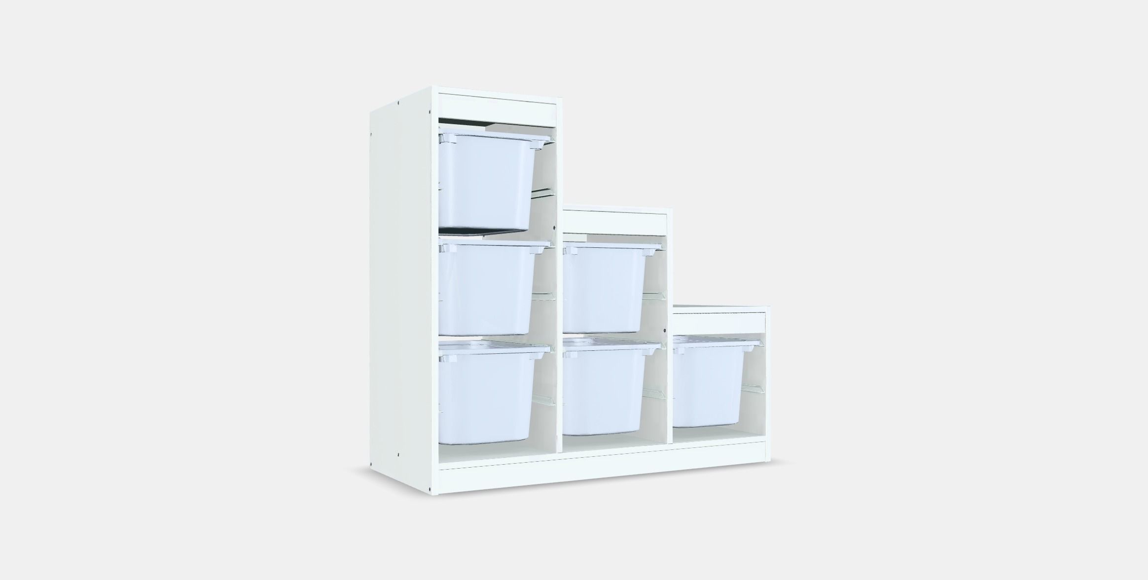 TROFAST storage lineup Low-poly 3D model_16