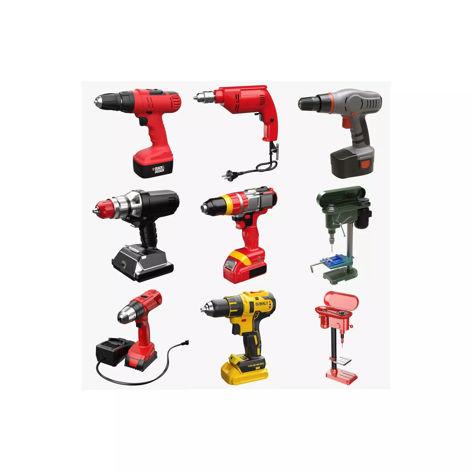 Hand Drill Collection II 9 in 1 _0