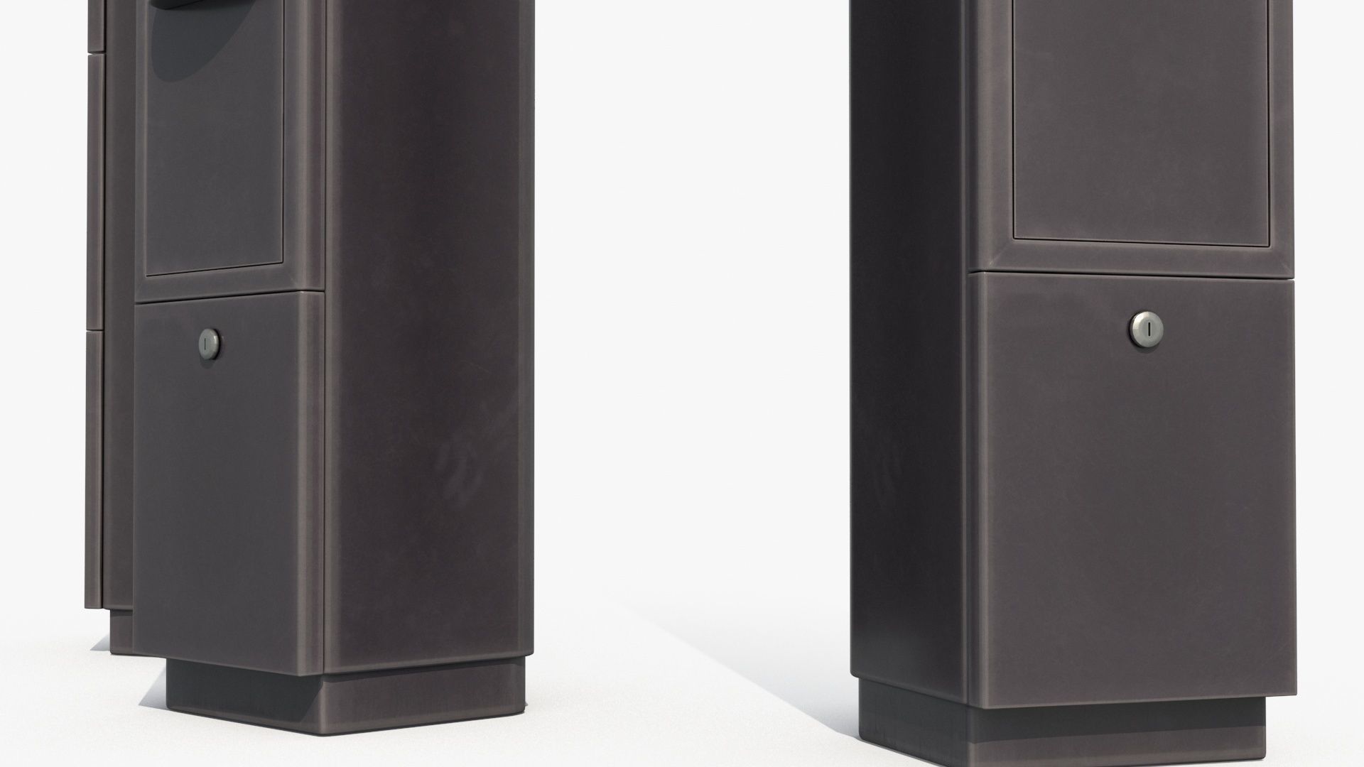 Parking Meter Low-poly 3D model_5