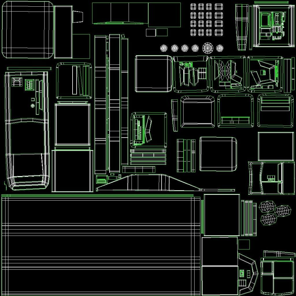 Parking Meter Low-poly 3D model_15