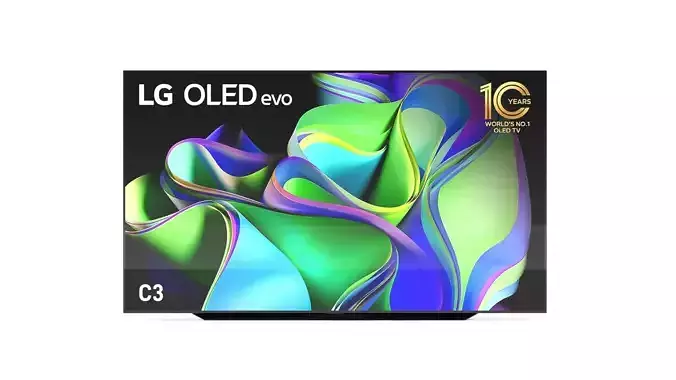 LG OLED Evo C3 83 inch 4K Smart TV Self Lit OLED Pixels