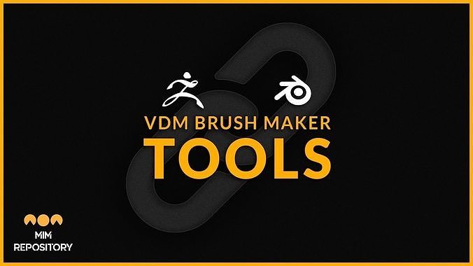 VDM Brush Maker for Blender - Ultimate VDM Brush Creation Suite 3D model
